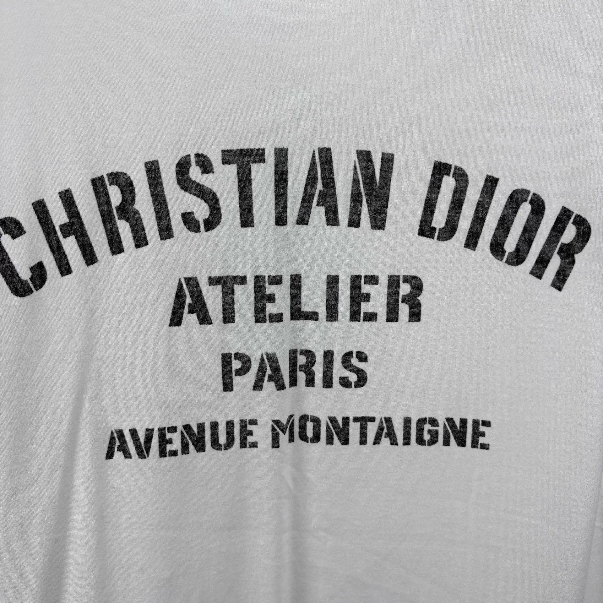 Dior Dior Atelier White Logo T-shirt L Size US L / EU 52-54 / 3 - 4 Thumbnail