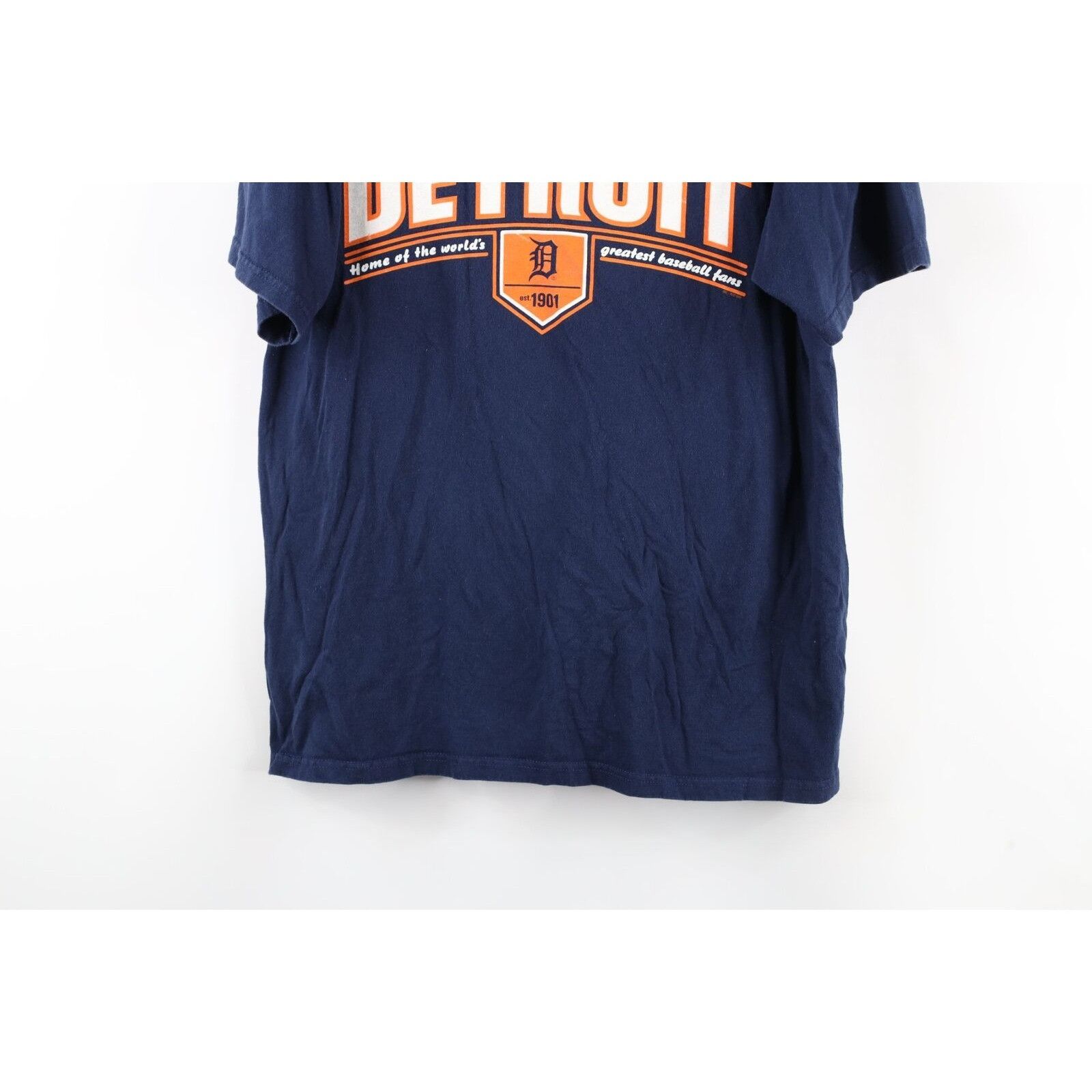 Nike × Vintage Vintage Nike Travis Scott Mini Swoosh Detroit Tigers T-Shirt Size US S / EU 44-46 / 1 - 3 Thumbnail