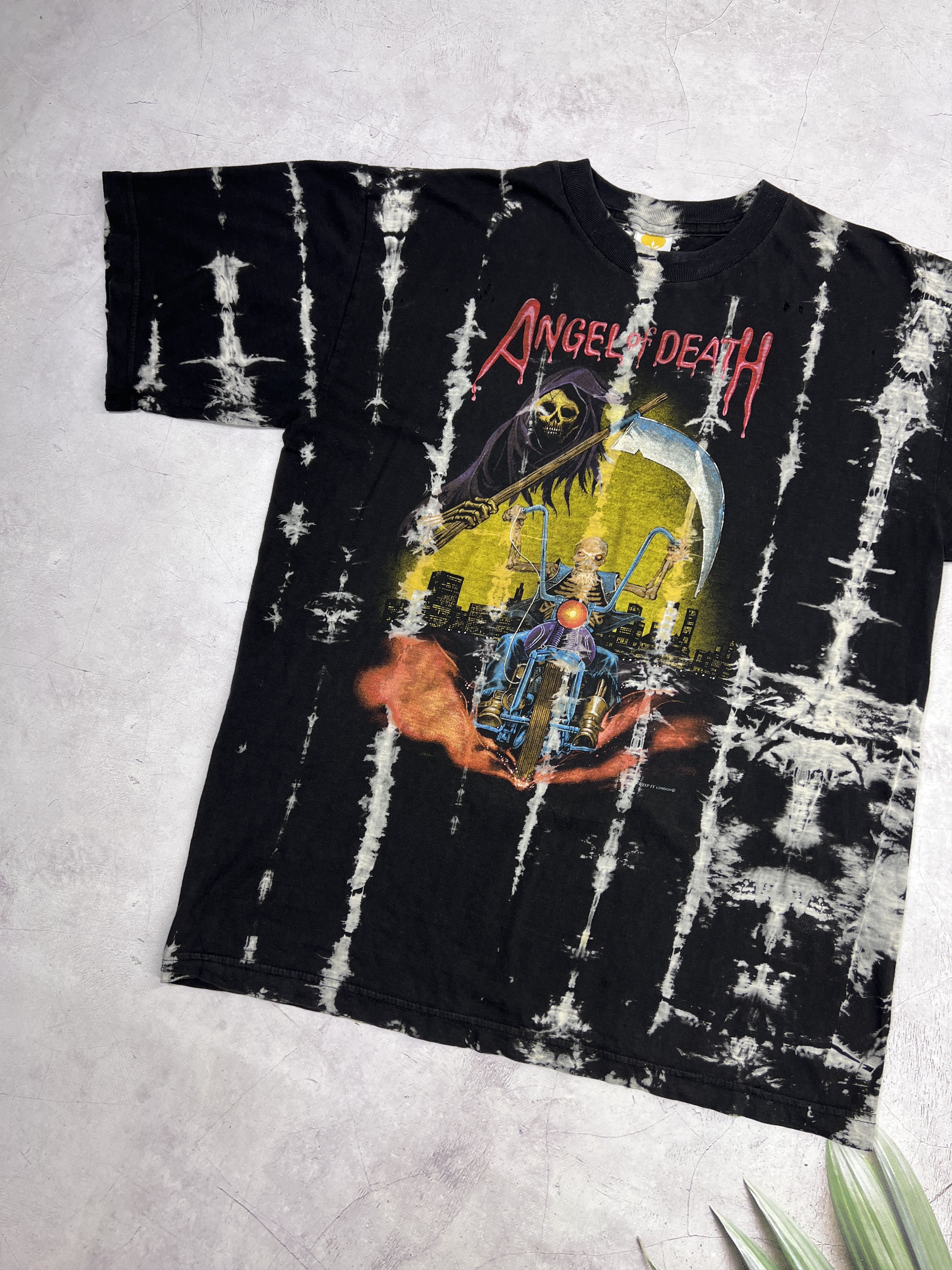 Band Tees × Vintage Vintage 90s Angel of Death T-Shirts Size US M / EU 48-50 / 2 - 2 Thumbnail