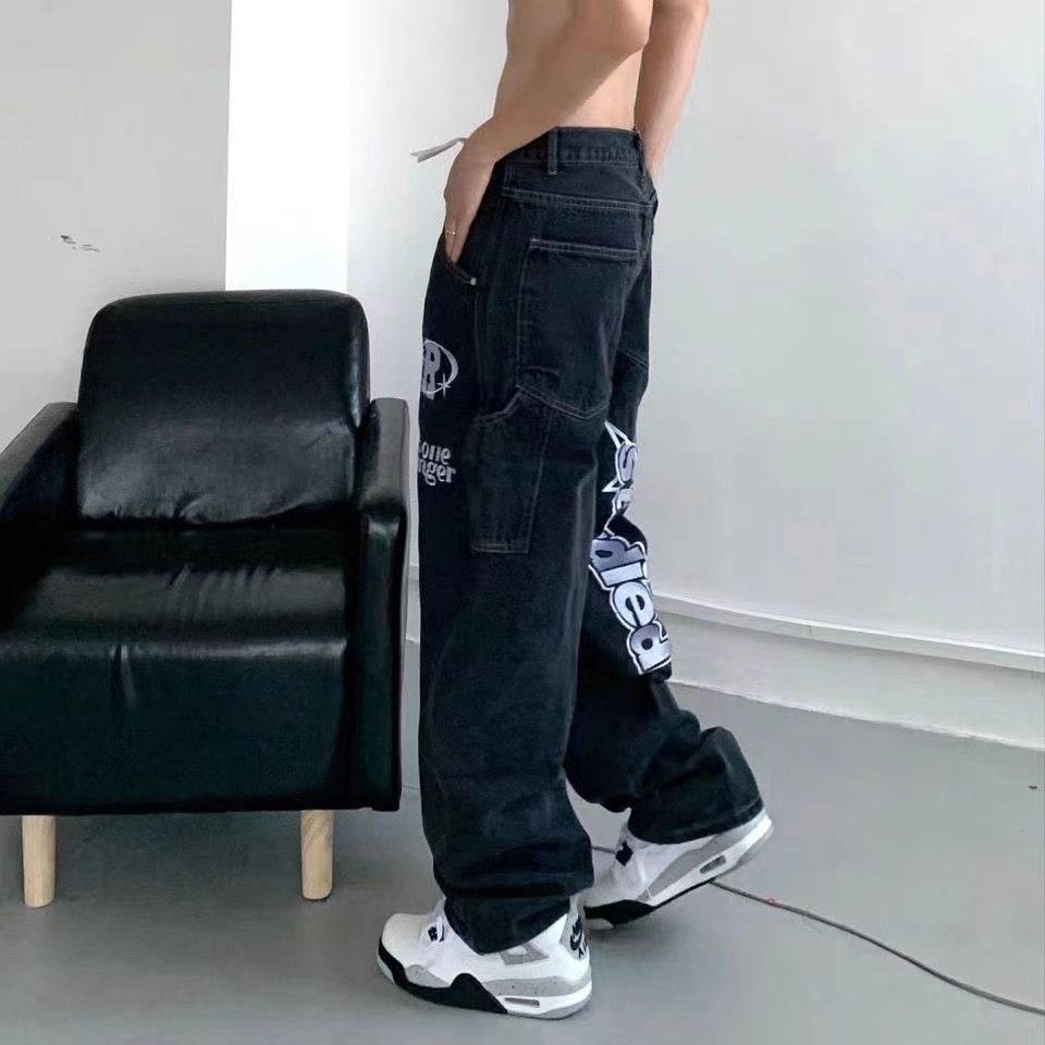 Japanese Brand × Vintage High Street Vintage Loose Letter Jeans Size US 30 / EU 46 - 3 Thumbnail