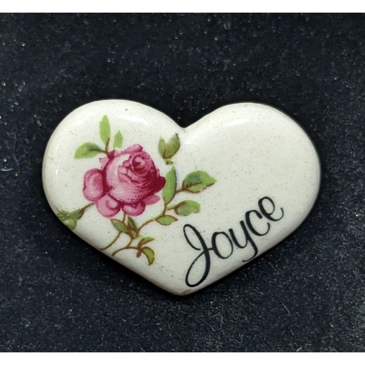 Other Vintage 80s Earthy Endeavors Heart Floral Joyce Pin Size ONE SIZE - 3 Thumbnail
