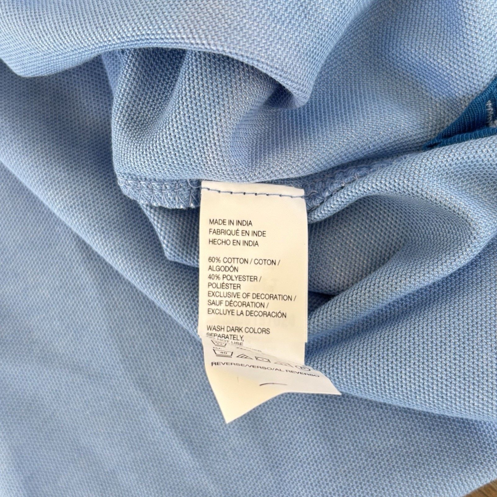 Izod Izod Advantage Cotton Blend Light Blue Polo 3XLT NWT Size US XXL / EU 58 / 5 - 6 Thumbnail
