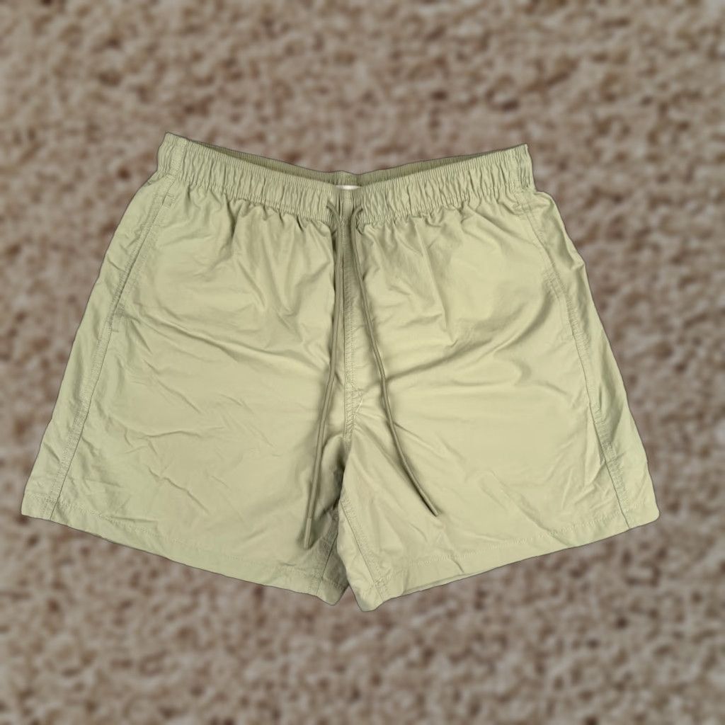 Vintage Standard Cloth Swim Trunks Mens Large Green Lined Elastic Waist Beach Pool 36x6 Regular Men Green Trunks Beach Men’s? Size US 33 - 1 Thumbnail
