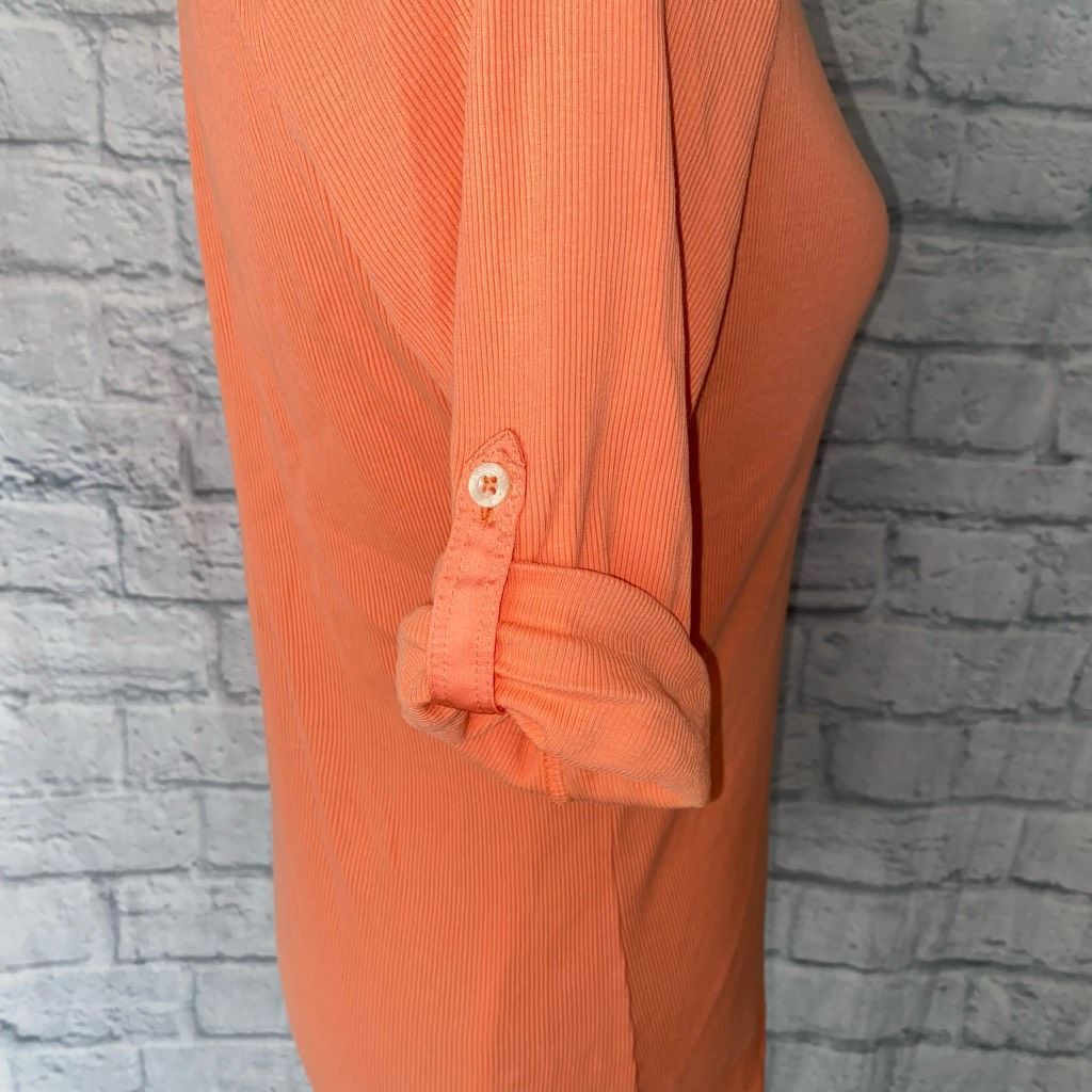 Ralph Lauren Ralph Lauren women M 100% cotton elbow sleeve blouse orange Size M / US 6-8 / IT 42-44 - 5 Thumbnail