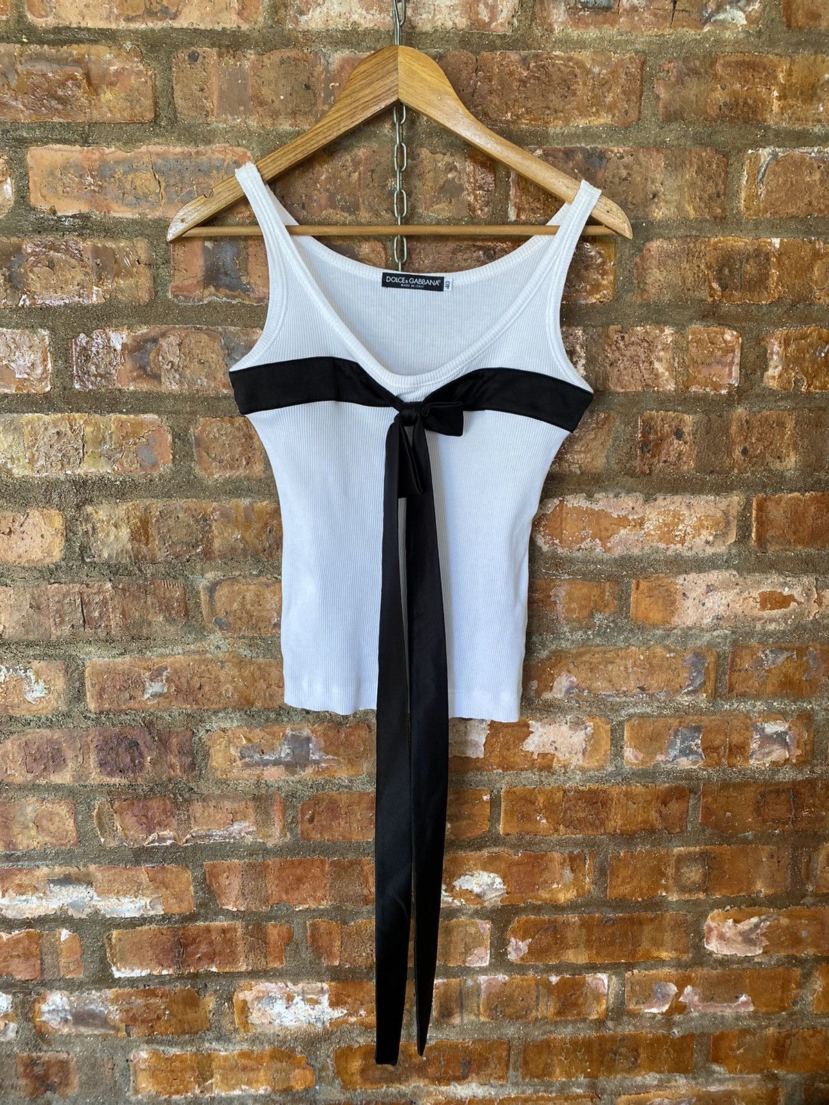 Dolce & Gabbana Vtg D&G ribbon tank Size S / US 4 / IT 40 - 2 Thumbnail