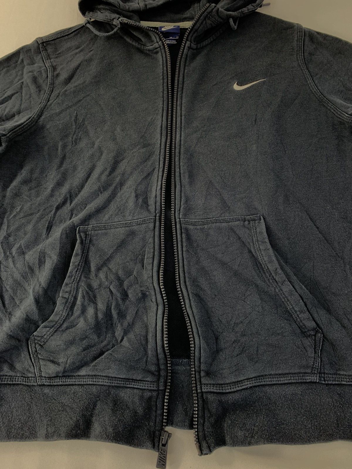 Nike Hype Nike Athletic Swoosh Logo Full Zip Hoodies Size US L / EU 52-54 / 3 - 4 Thumbnail