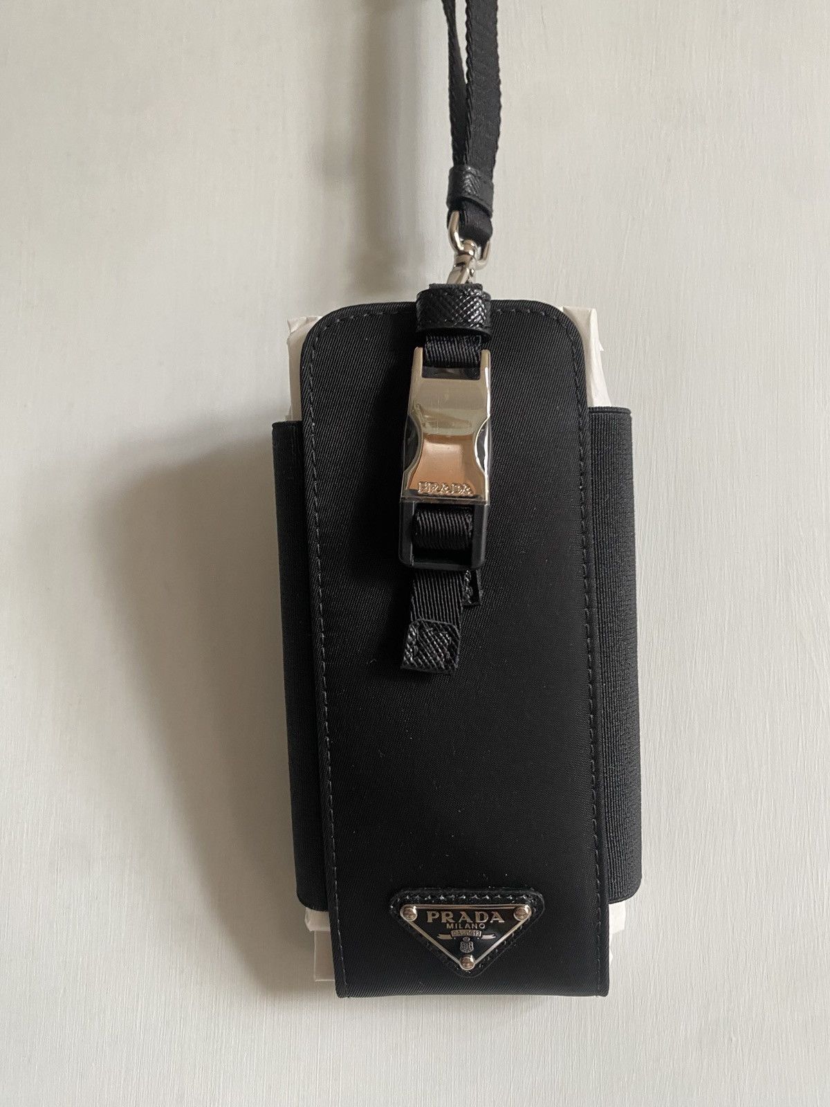 Prada ‼️BIG SALE‼️Prada triangle logo phone pouch lanyard bag Size ONE SIZE - 1 Thumbnail