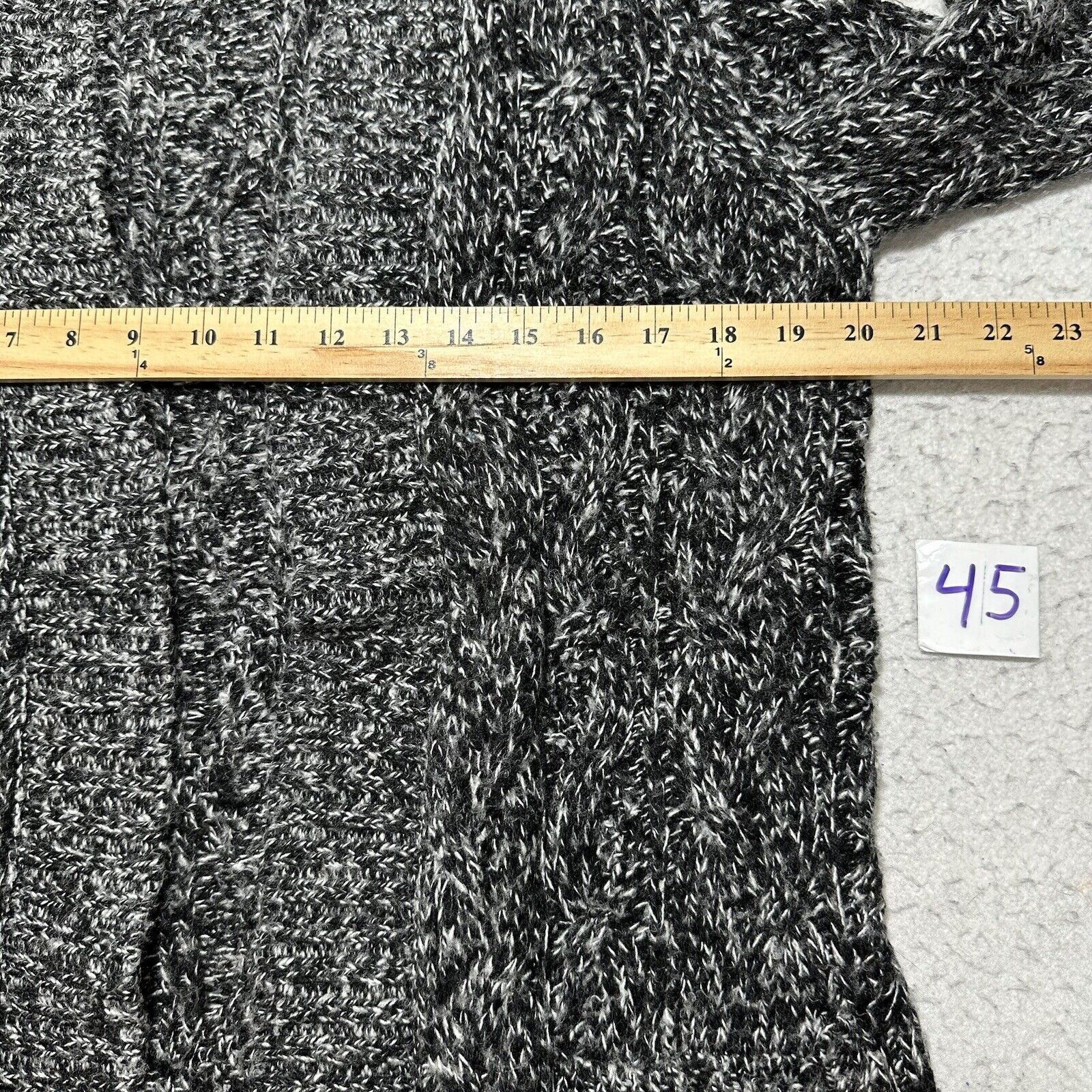 Gap Gap XS Cardigan Sweater Pockets Heavyweight Knit Black Size XS / US 0-2 / IT 36-38 - 8 Thumbnail