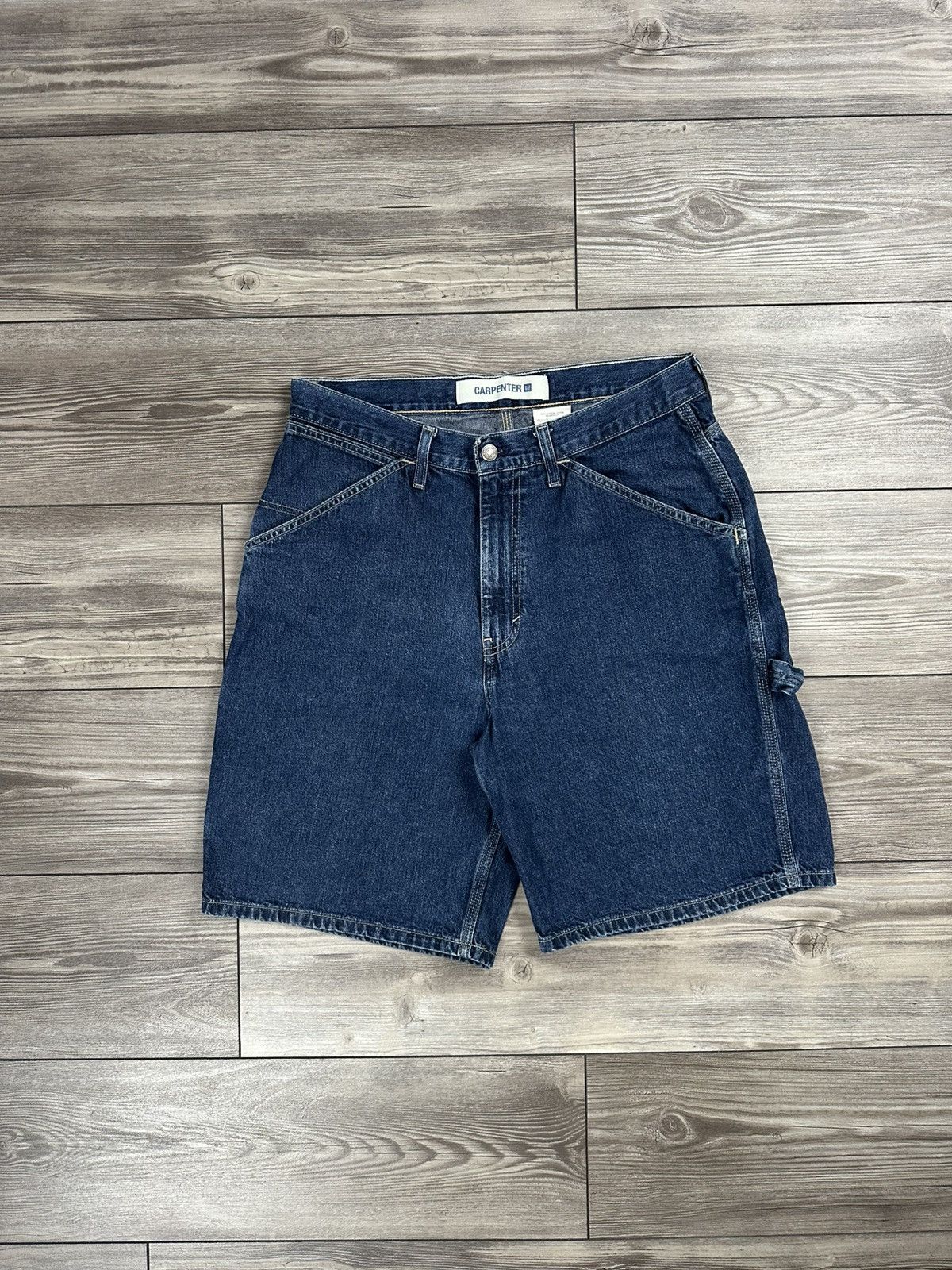 Gap Vintage Y2K Gap Denim Carpenter Shorts Size US 34 / EU 50 - 1 Thumbnail