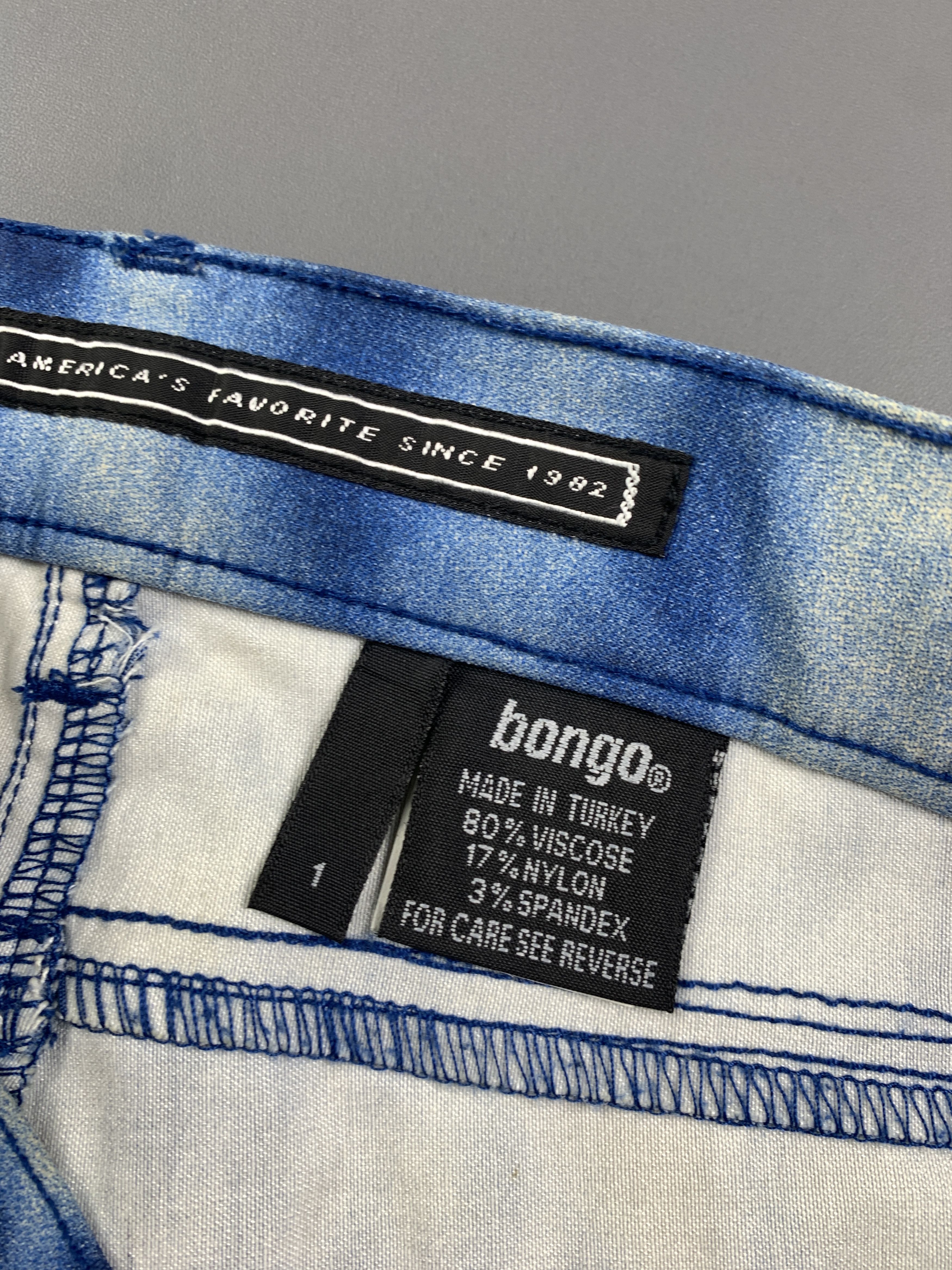 Japanese Brand bongo US Blue Peacock Printed Flare Pants (28 to 30) Size 28" / US 6 / IT 42 - 8 Thumbnail