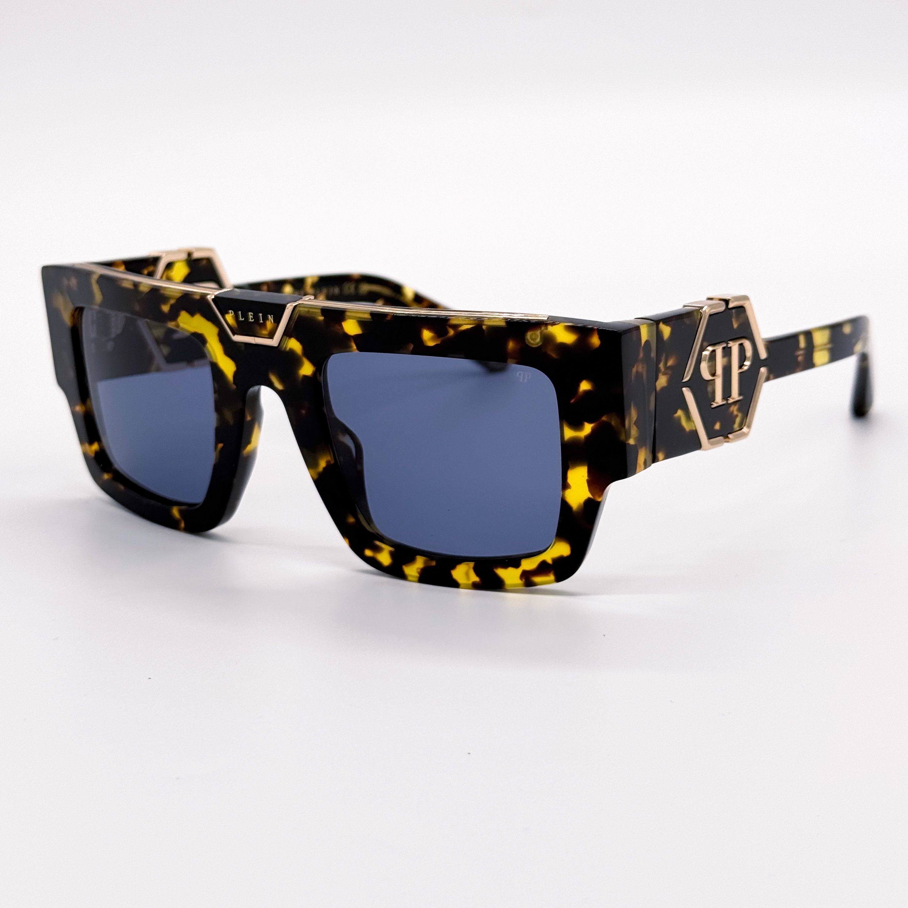 Philipp Plein NEW PHILIPP PLEIN GLOOM SPP092M 0781 HAVANA MEN SUNGLASSES Size ONE SIZE - 1 Thumbnail