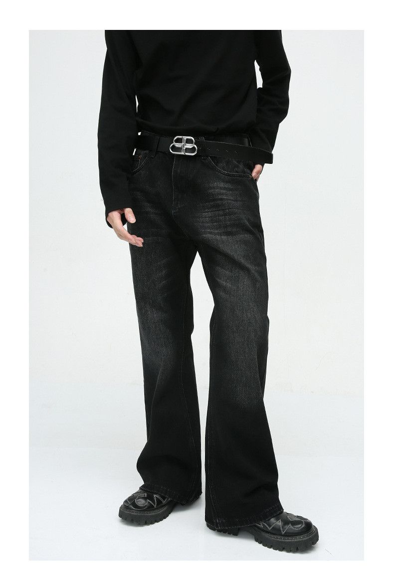 Vintage Japanese retro style vibe slightly flared loose washed jeans Size US 34 / EU 50 - 3 Thumbnail