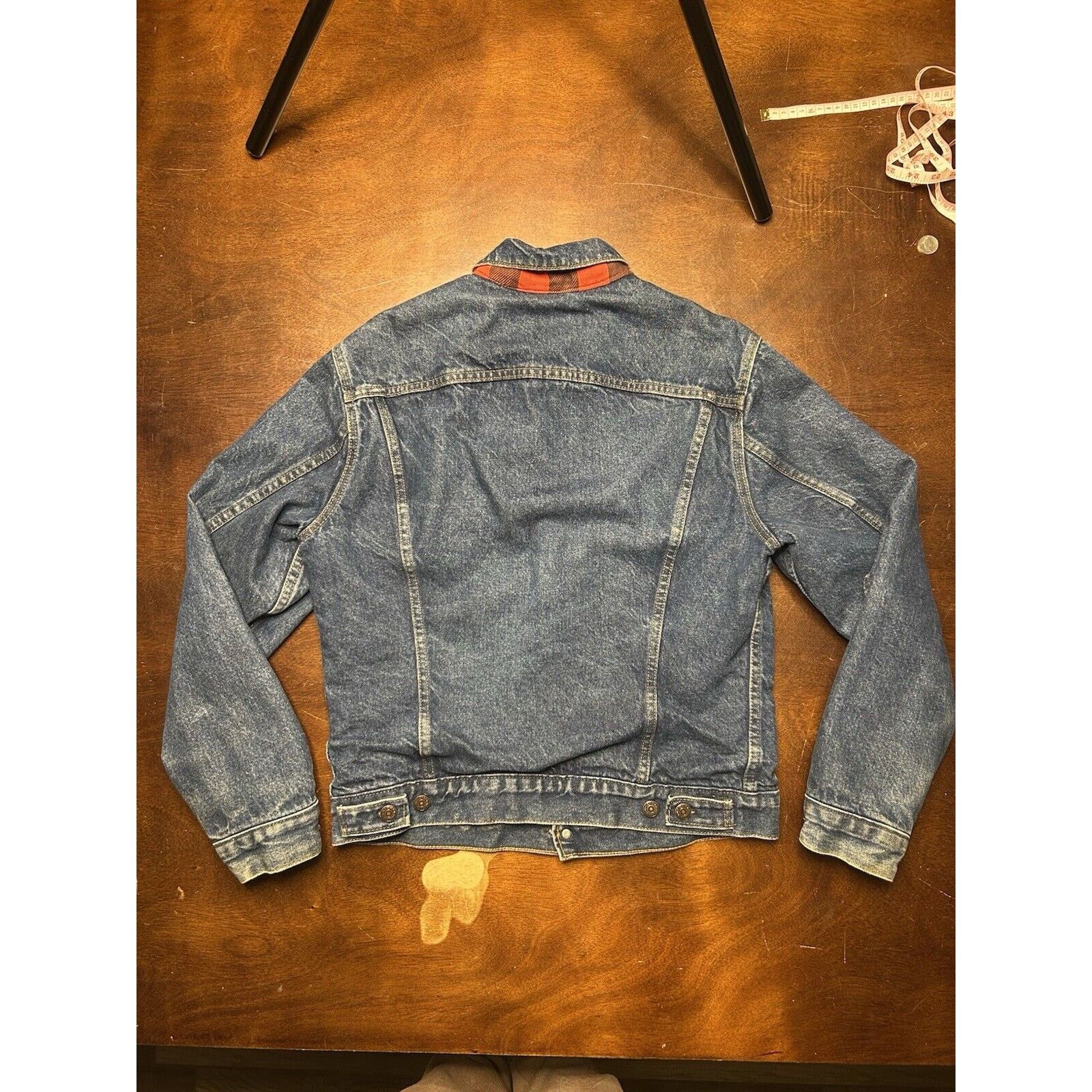 Levi's VTG 80s Levi's Flannel Lined Denim Trucker Jacket 70411-0816 Size US M / EU 48-50 / 2 - 12 Thumbnail