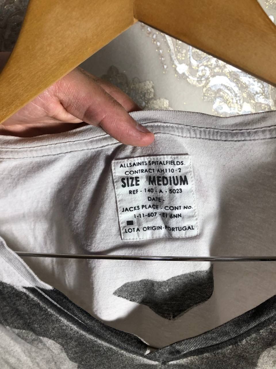 Allsaints × Vintage VERY RARE ALLSAINTS SPITALFIELDS DESIGNER T-SHIRT Y2K 90s Size US M / EU 48-50 / 2 - 3 Thumbnail