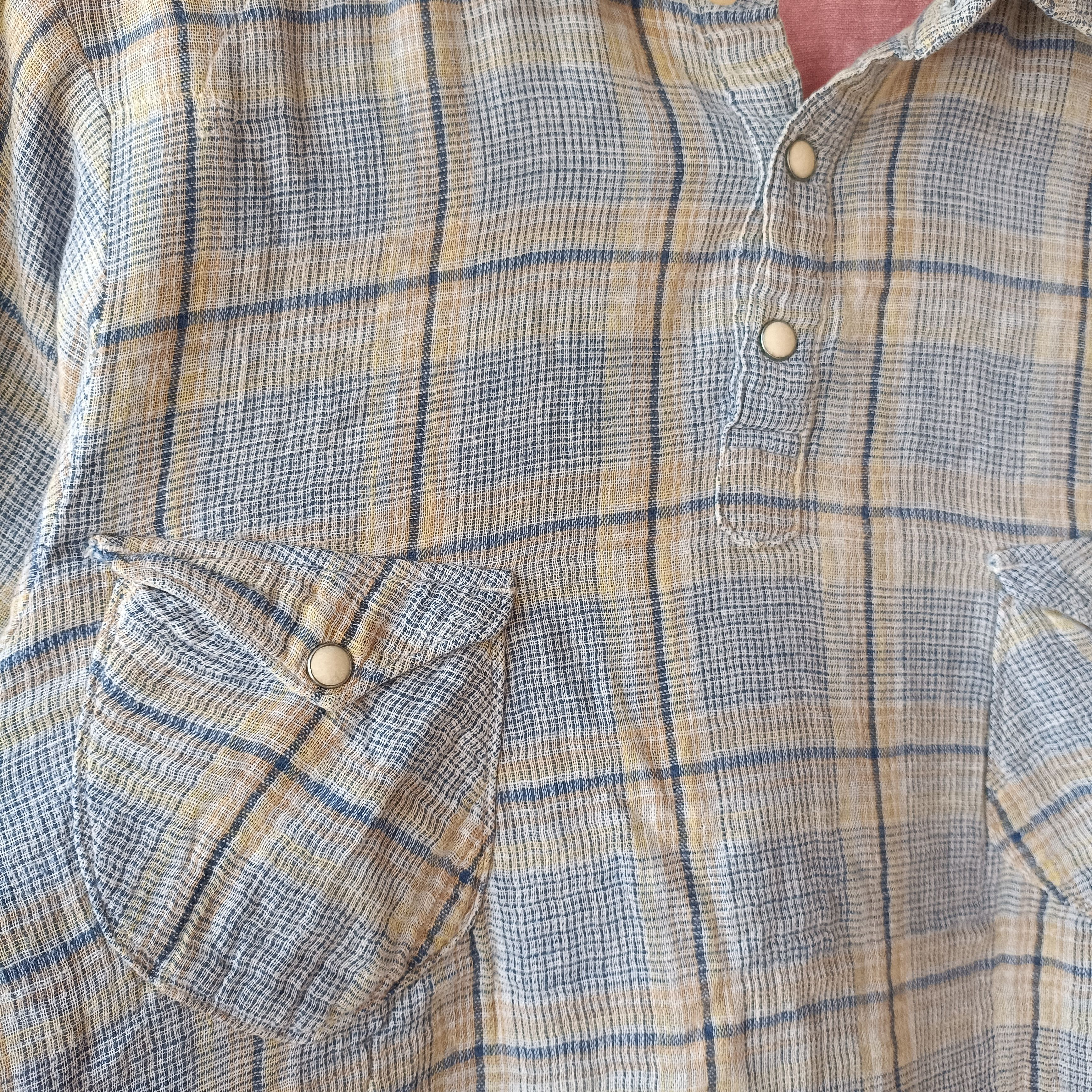 45rpm 45rpm Half Button Slant pocket Plaid Shirt Size US M / EU 48-50 / 2 - 4 Thumbnail