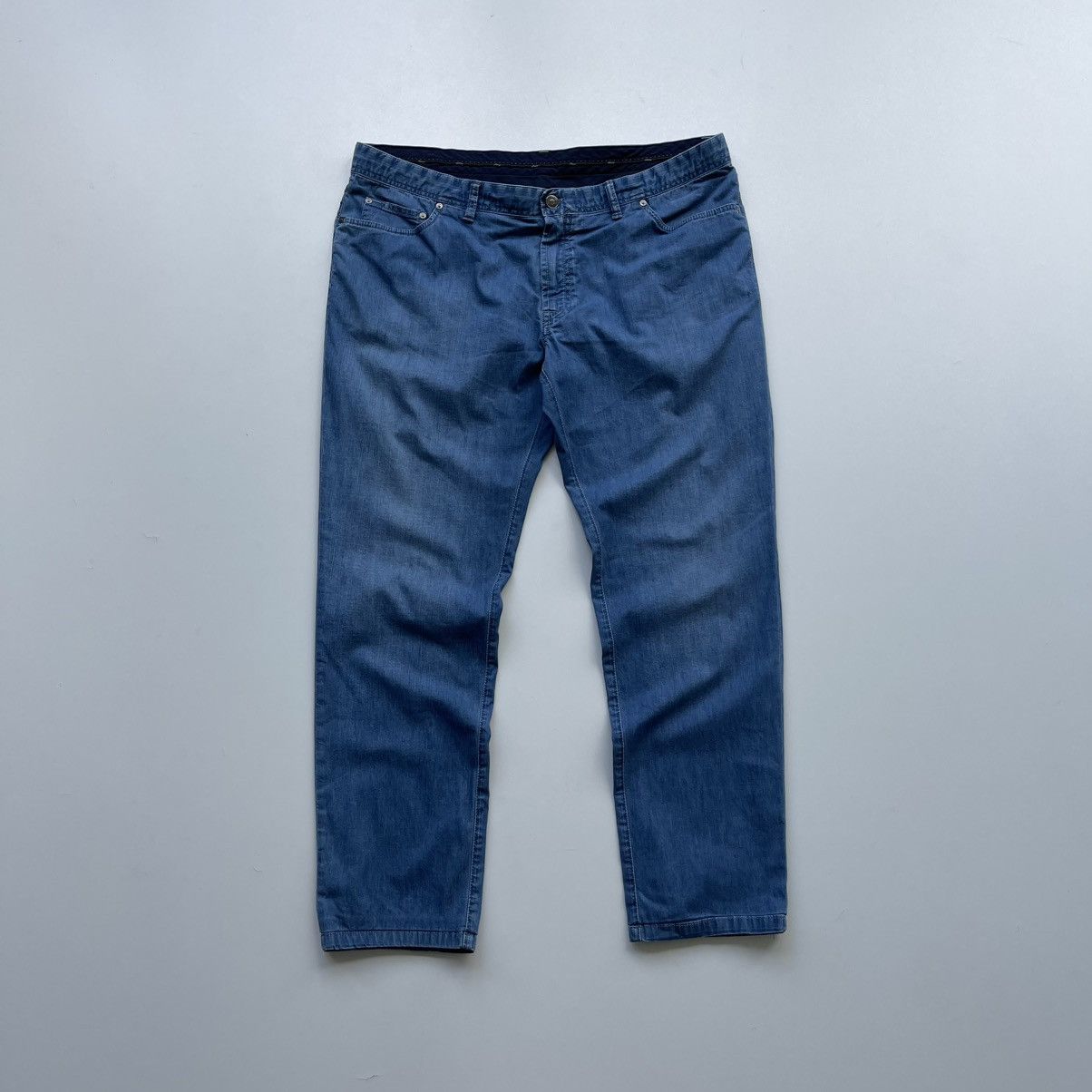 Brioni Brioni Meribel Trousers Regular Fit Denim Jeans Blue Size US 38 / EU 54 - 1 Thumbnail