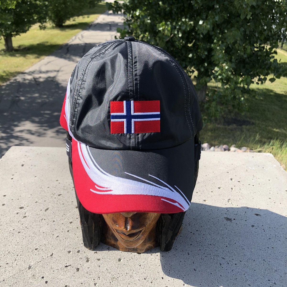 Vintage Norway flag cap Size ONE SIZE - 2 Thumbnail