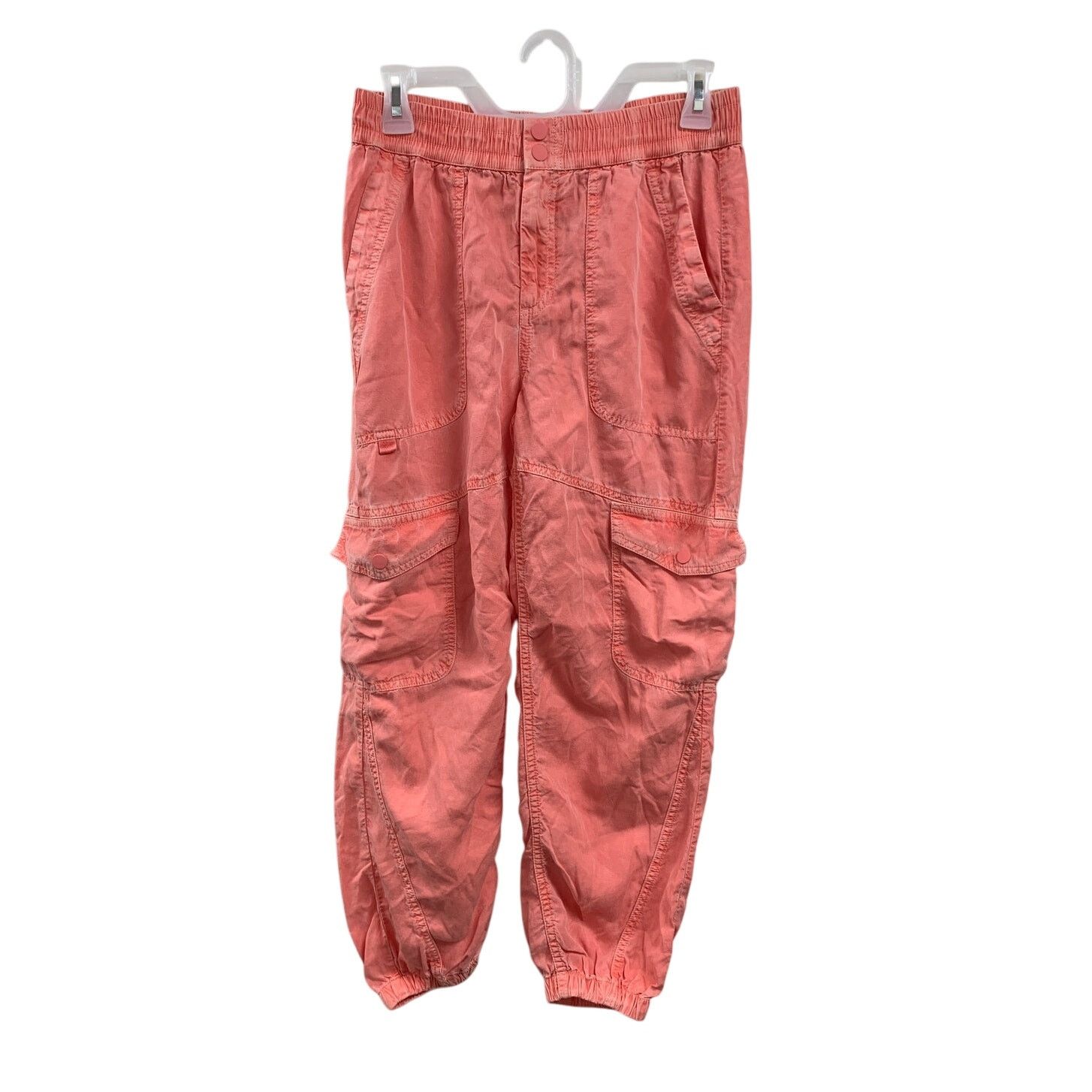 American Eagle Outfitters New Aerie Womens Small Orange Lightweight Cargo Jogger Pants Size 28" / US 6 / IT 42 - 1 Thumbnail