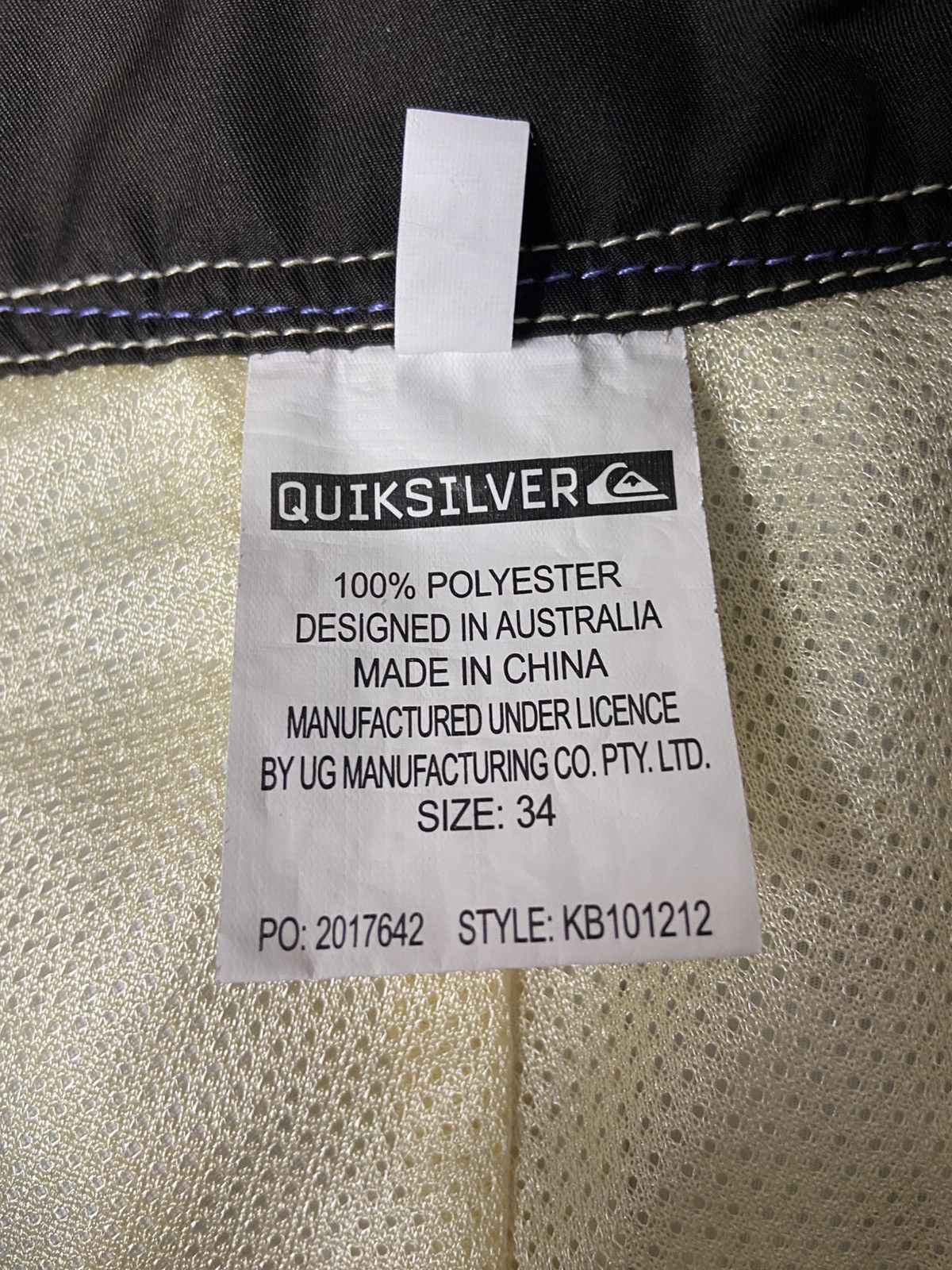 Quiksilver Vintage Quiksilver Argyle Boardshorts Size US 34 / EU 50 - 3 Thumbnail