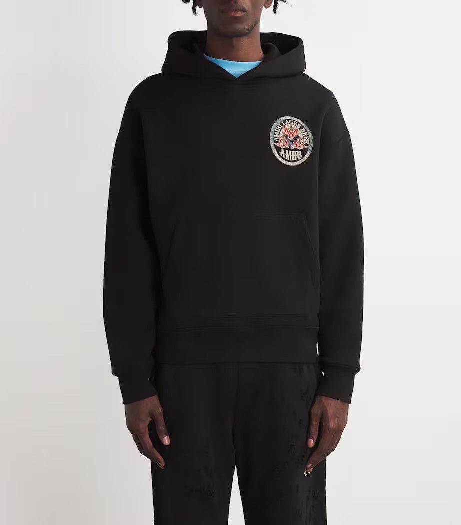 Amiri o1h1sh10525 Eagle Oversized Hoodie in Black Size US S / EU 44-46 / 1 - 2 Thumbnail