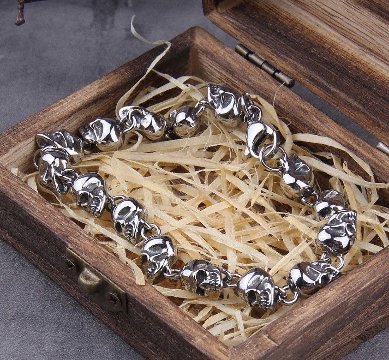Other punk skull chain bracelet Size ONE SIZE - 4 Thumbnail