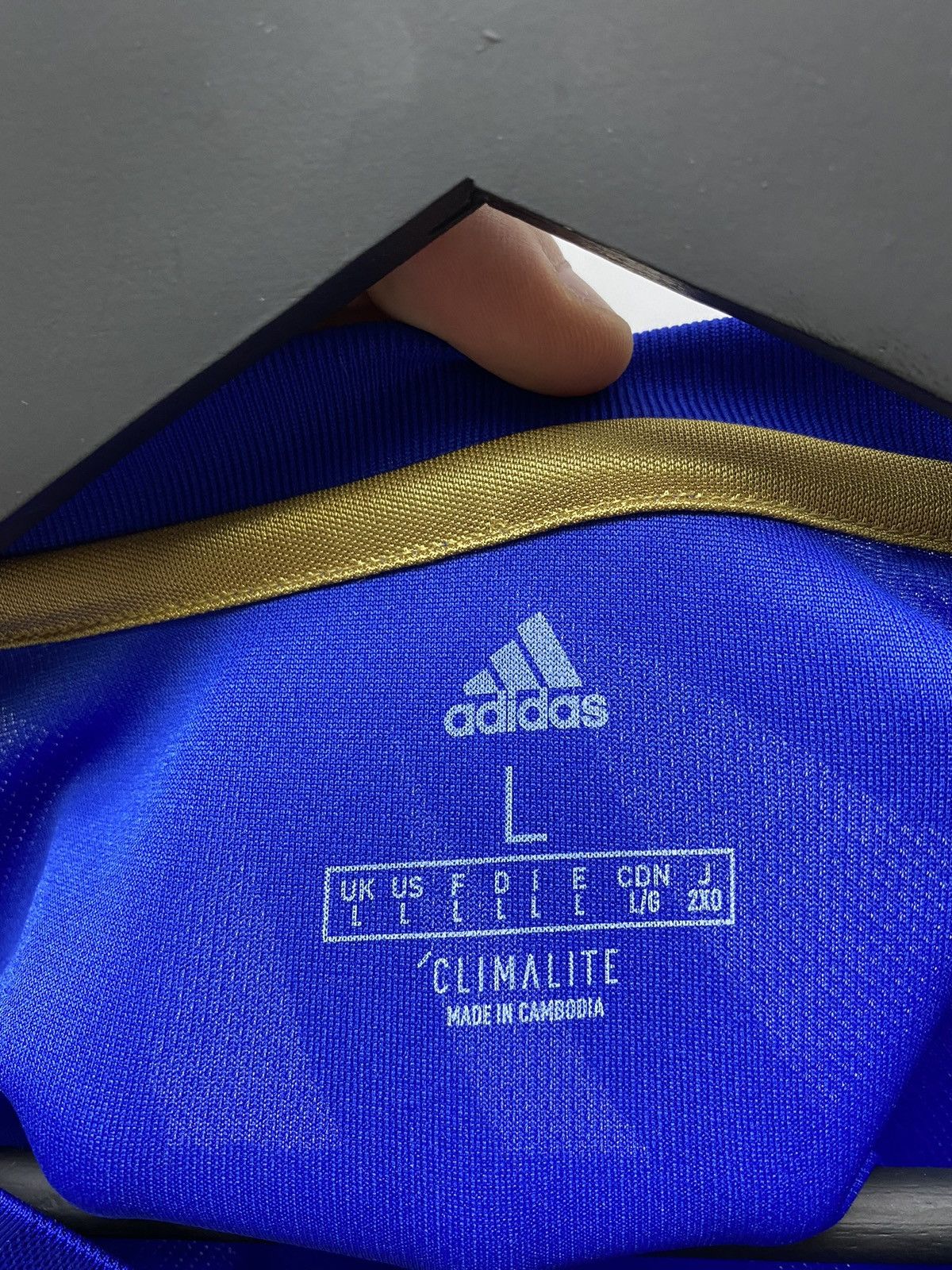 Adidas Leicester City 2019-2020 Home Soccer Jersey Football Shirt Size US L / EU 52-54 / 3 - 16 Thumbnail