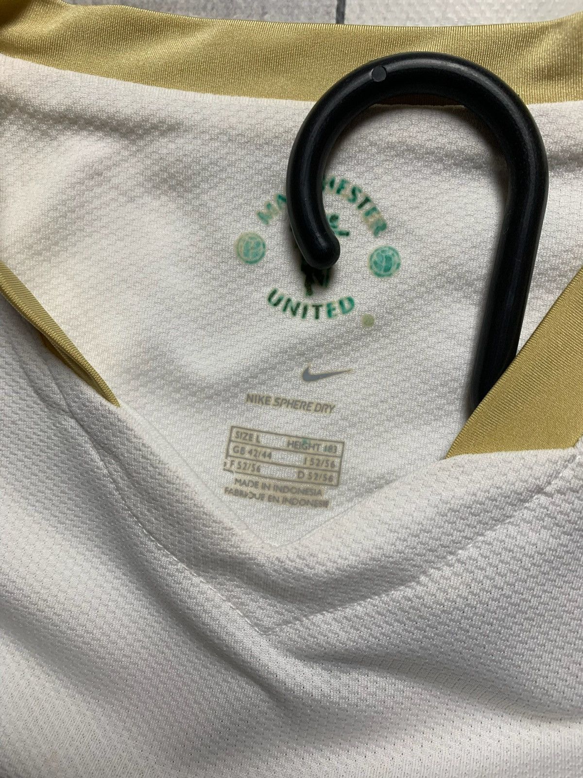 Nike × Vintage Vintage Nike Manchester United soccer jersey 8 Rooney size L Size US L / EU 52-54 / 3 - 4 Thumbnail