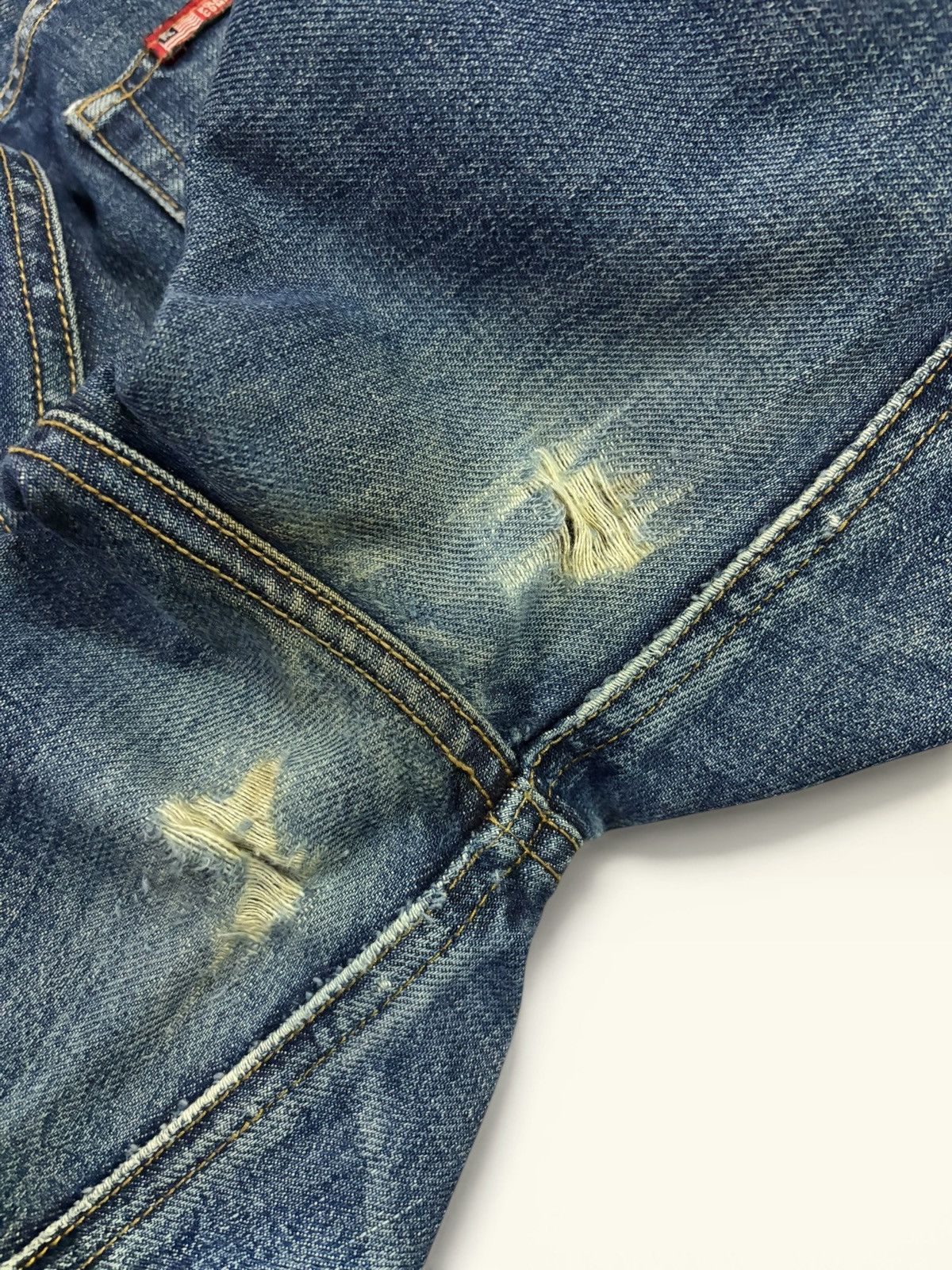 RRL Ralph Lauren 90s RL Ralph Lauren Japan Faded Loose Fit Jeans Size US 30 / EU 46 - 13 Thumbnail