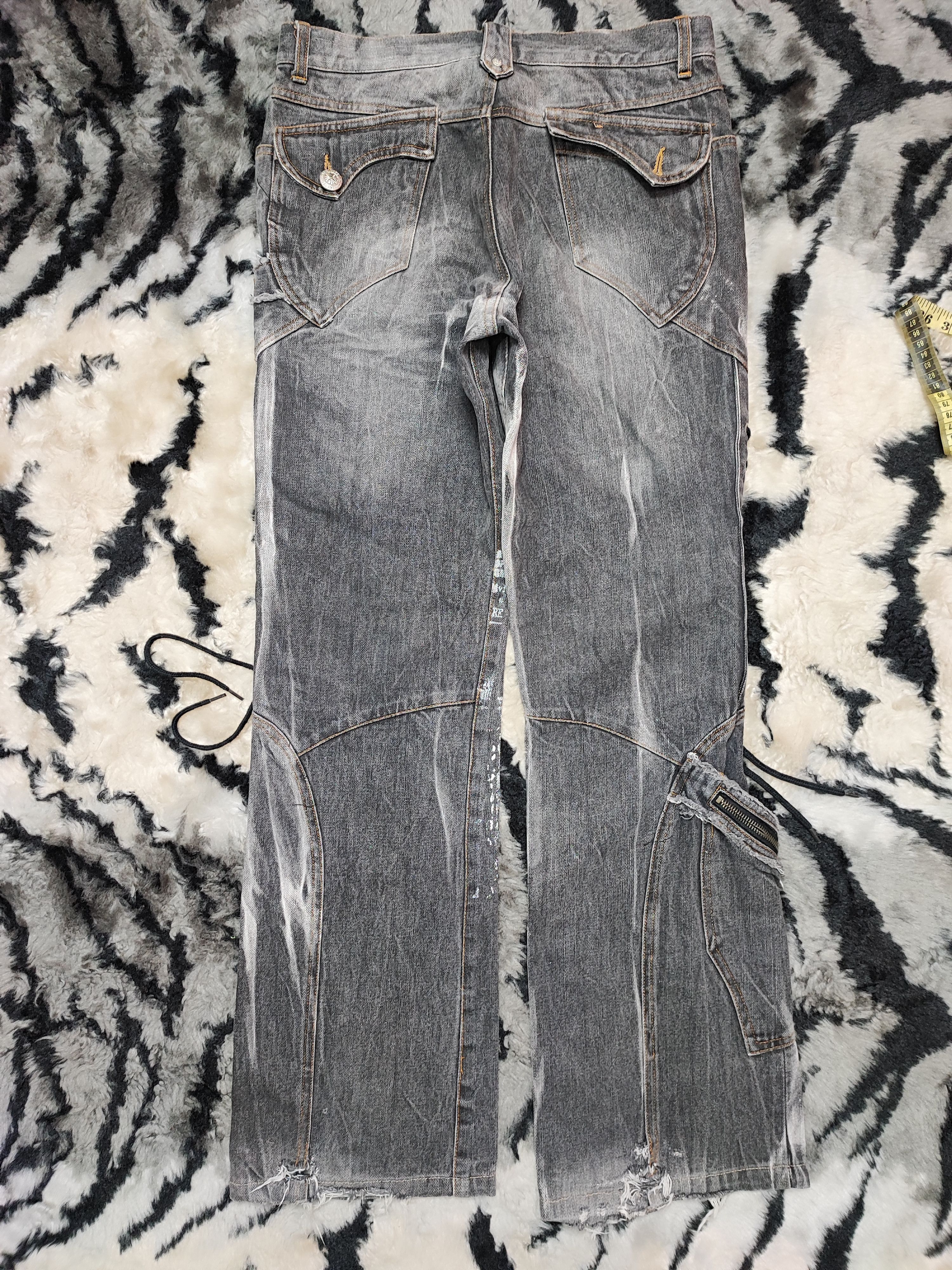 Undercover Berning Sho Bondage Punk Laced Denim Flares Size US 30 / EU 46 - 15 Thumbnail