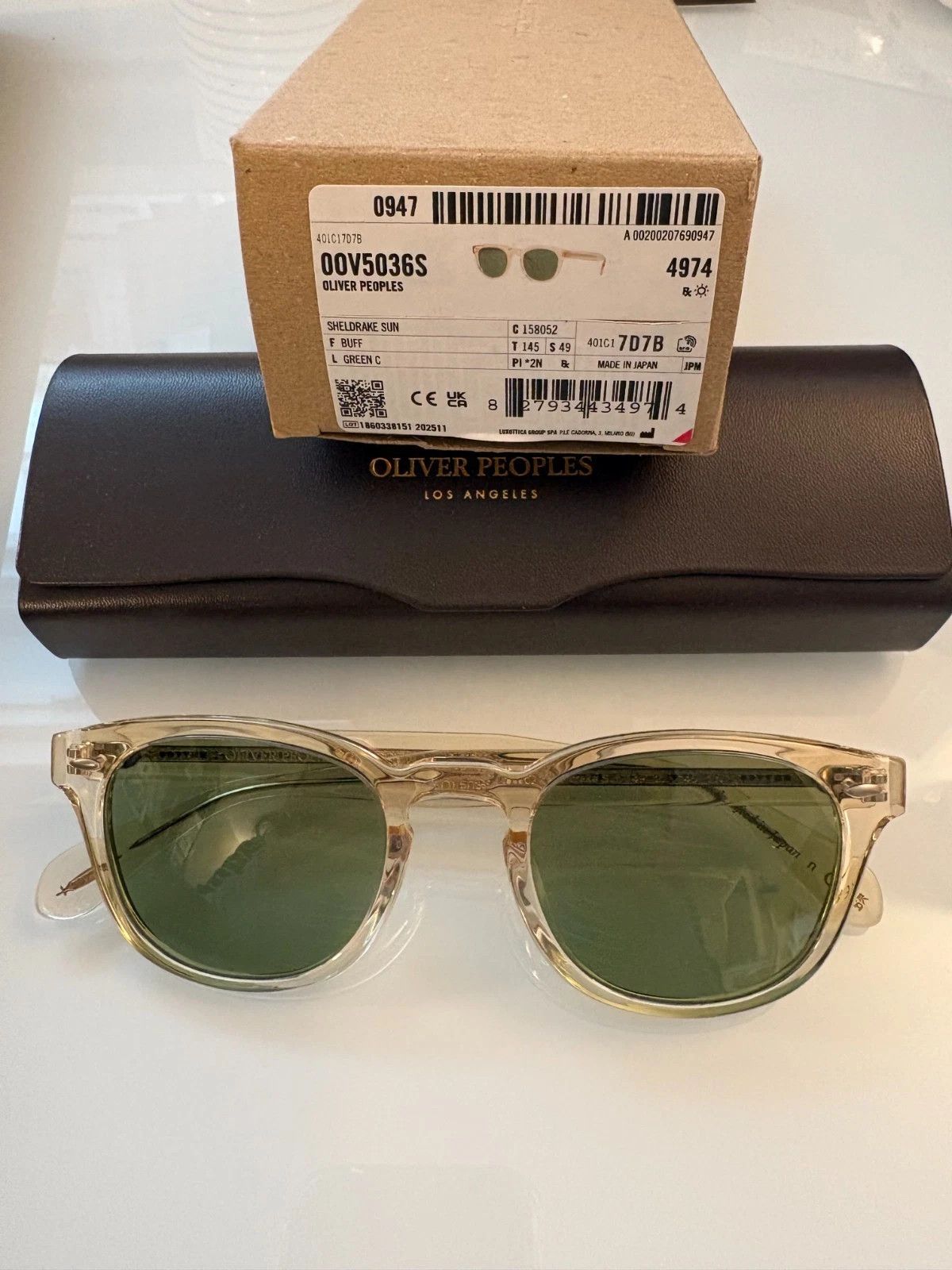 Oliver Peoples OLIVER PEOPLES SHELDRAKE Size ONE SIZE - 6 Thumbnail