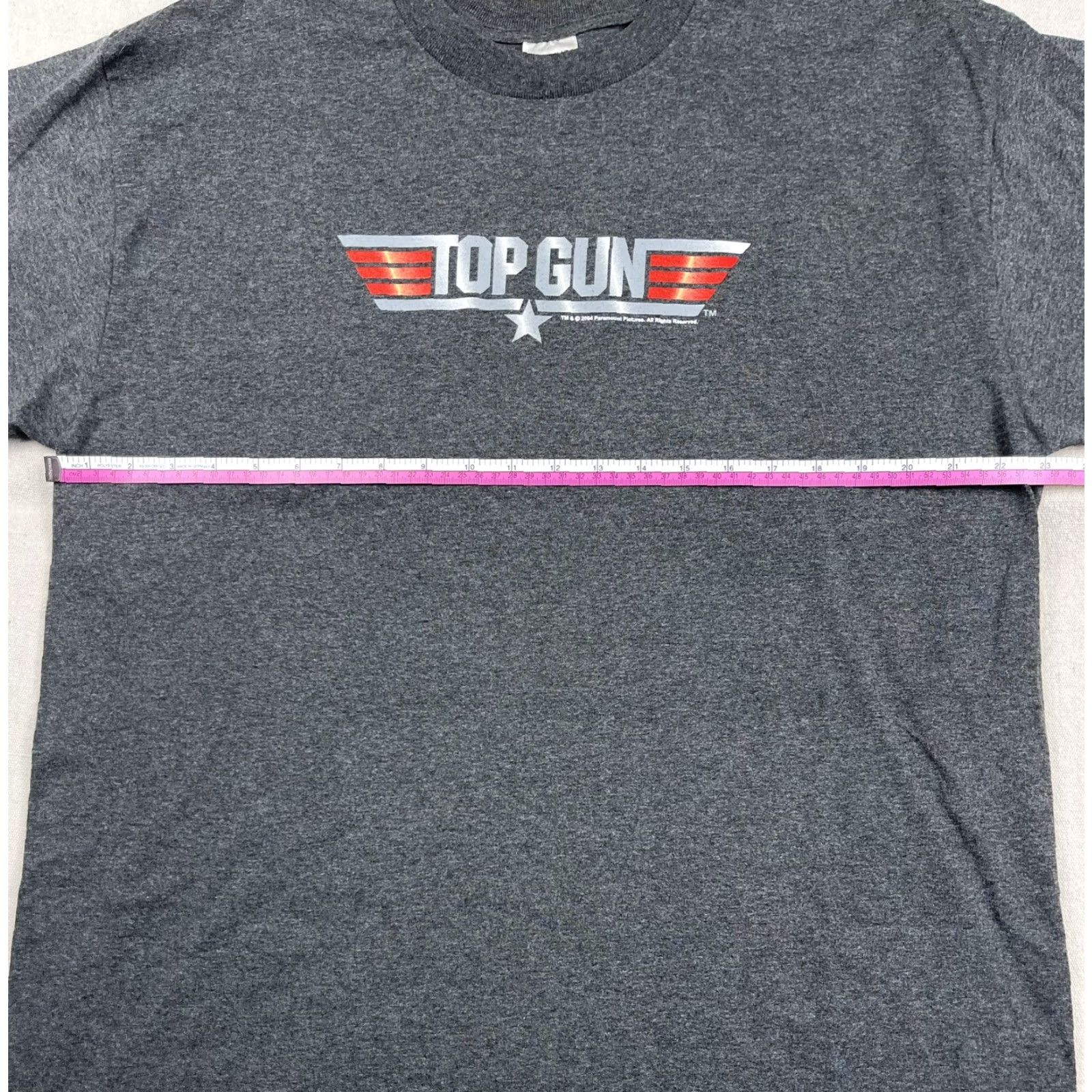 Vintage VINTAGE Cygnus Top Gun T-Shirt XL Men Gray Crew Neck Short Sleeve Logo Graphic 2000s Military American Maverick 2004 Paramount Wingman Movie Promo Size US XL / EU 56 / 4 - 5 Thumbnail