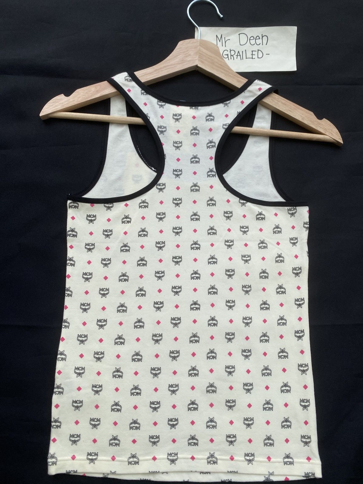 MCM Rare MCM Logos Sleeveless Top Size M / US 6-8 / IT 42-44 - 14 Thumbnail