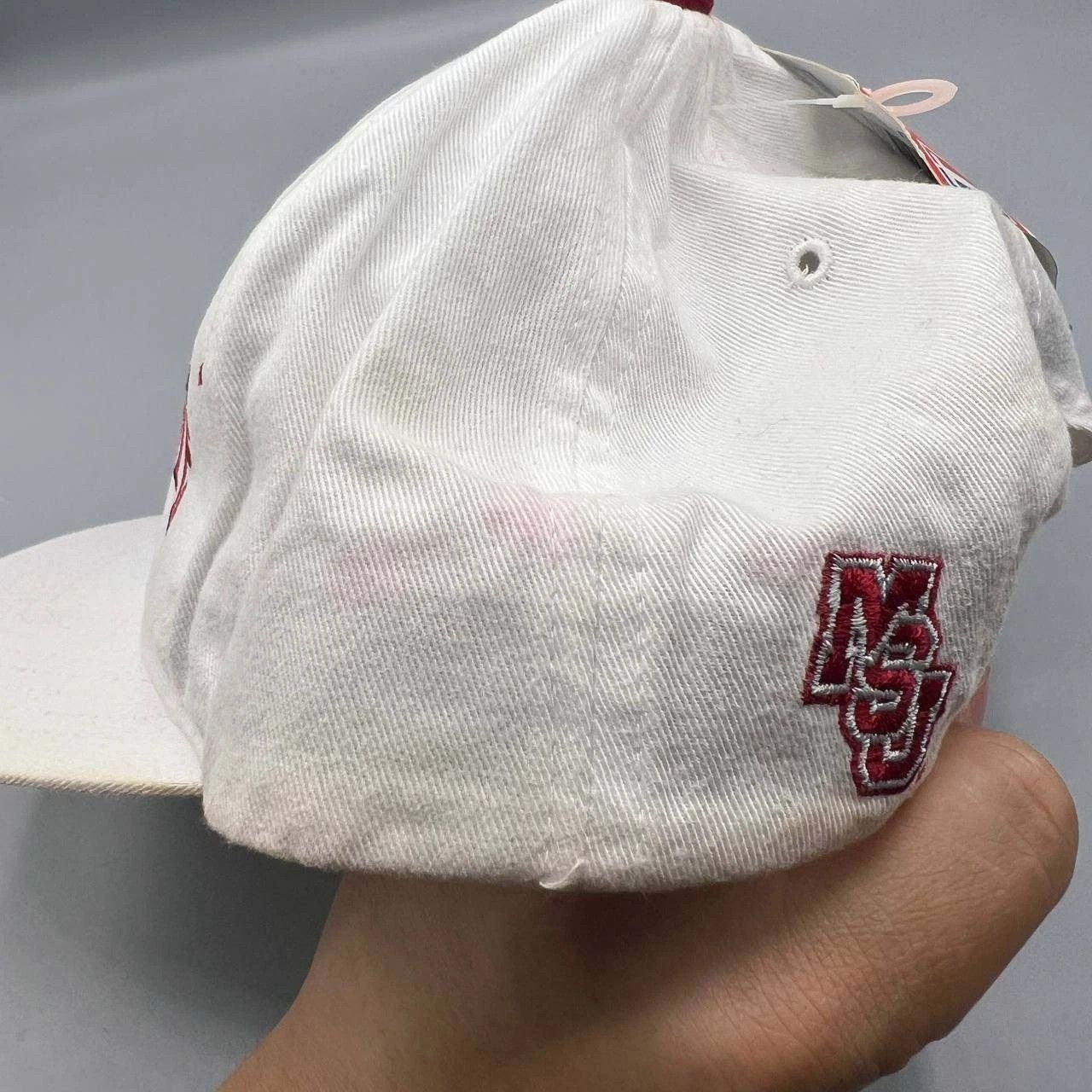Twins Enterprise Inc. Mississippi State Bulldogs Hat Men White Snap Back Cap New Size ONE SIZE - 4 Thumbnail