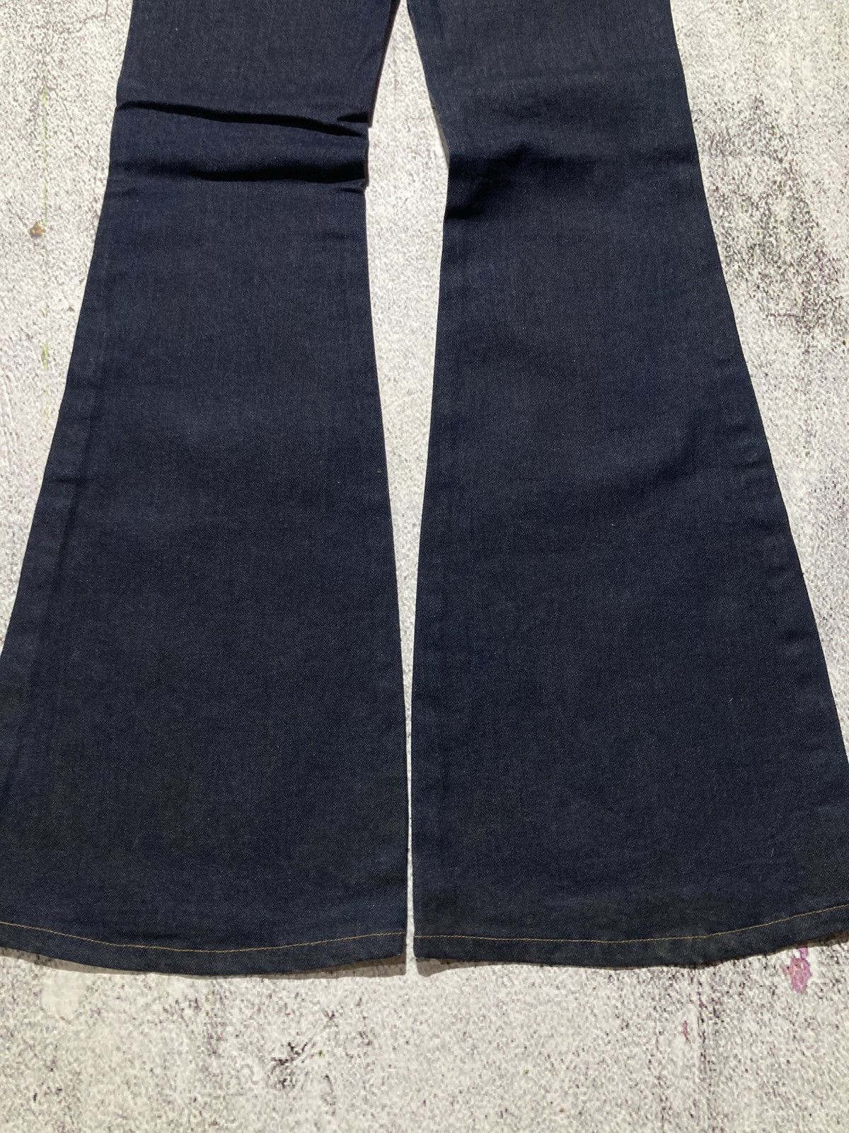 Japanese Brand 2000s Et-Boite Button Raw Denim Bootcut Flared Jeans Lgb Size US 26 / EU 42 - 16 Thumbnail