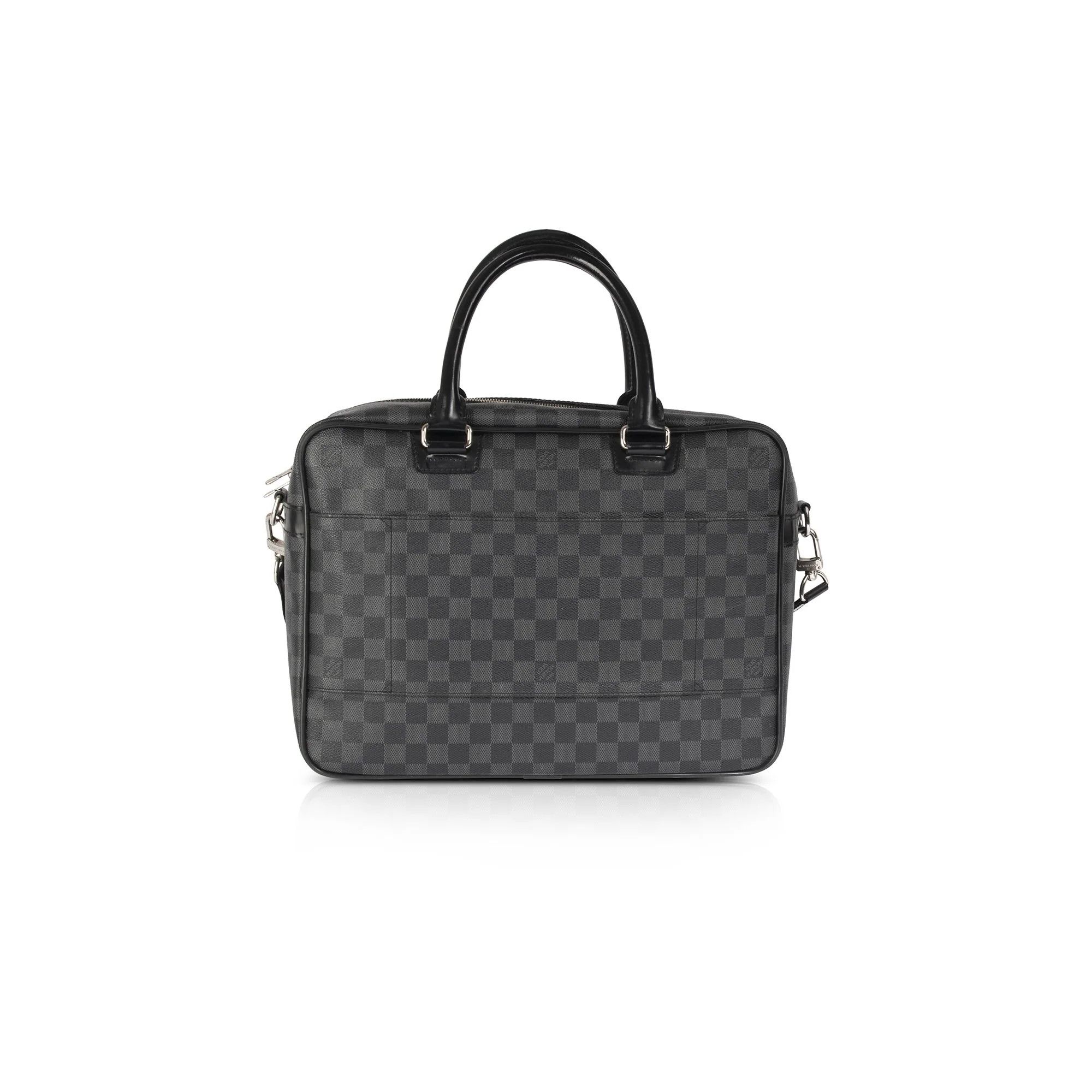 Louis Vuitton Louis Vuitton Black Damier Graphite Icare Laptop Bag Grey Size ONE SIZE - 3 Thumbnail
