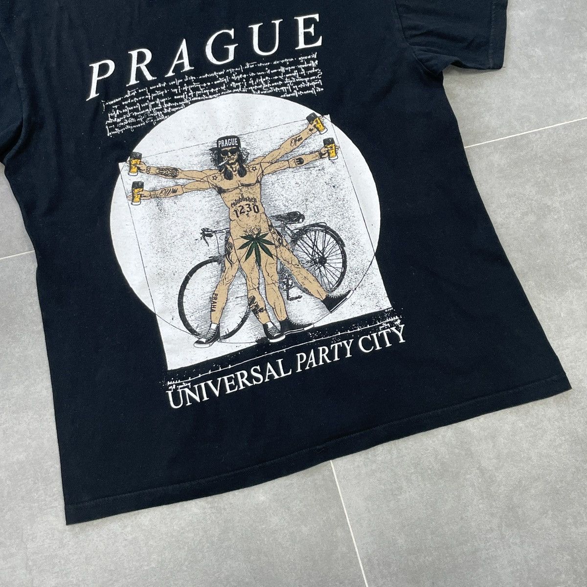 Fox Racing × Vintage Vintage FOX Prague Universal Party City T-Shirt Size M Size US M / EU 48-50 / 2 - 4 Thumbnail
