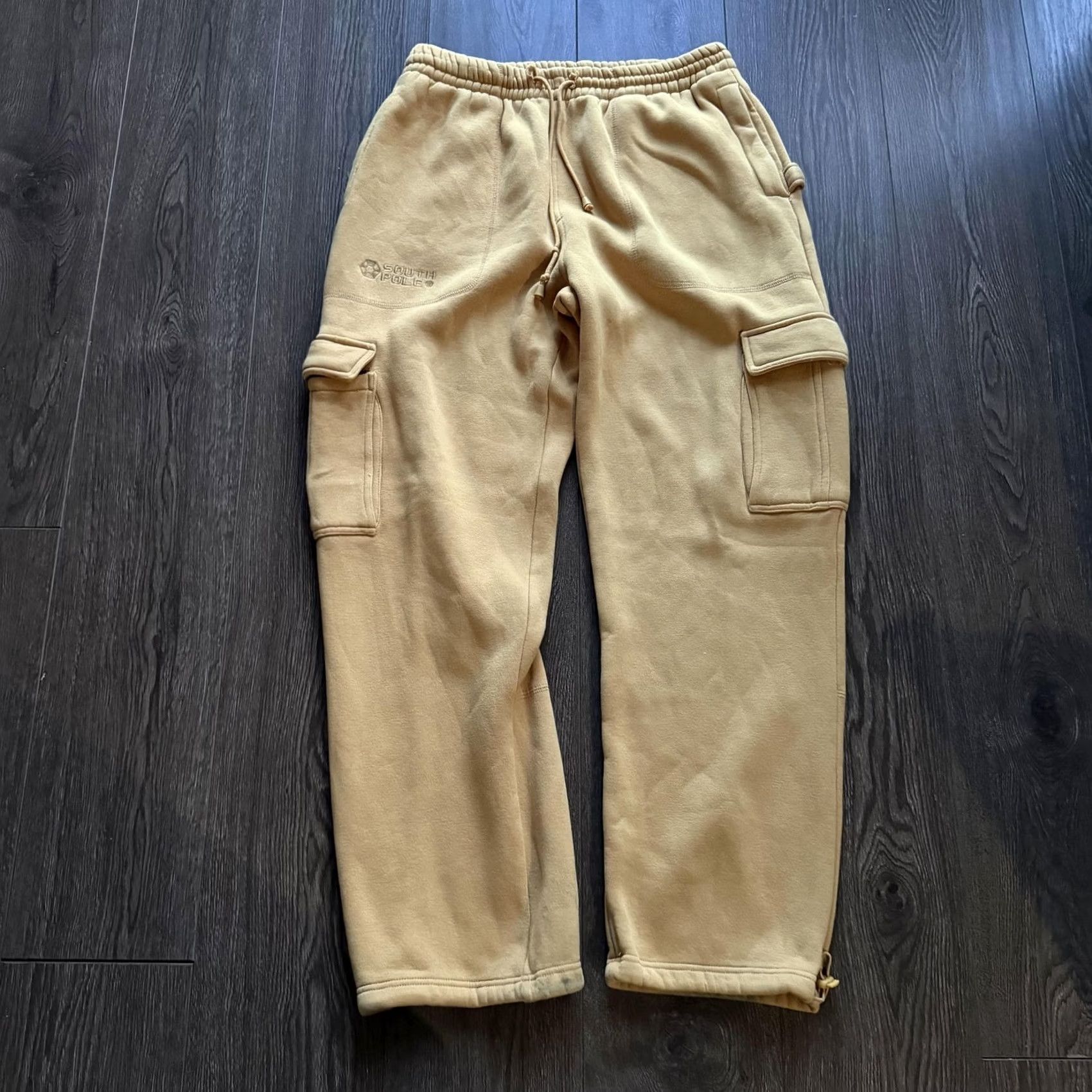 Southpole Southpole Tracksuit Set Hoodie Cargo Pants Mens XL Beige Y2K Baggy Fleece Gym Size US XL / EU 56 / 4 - 6 Thumbnail