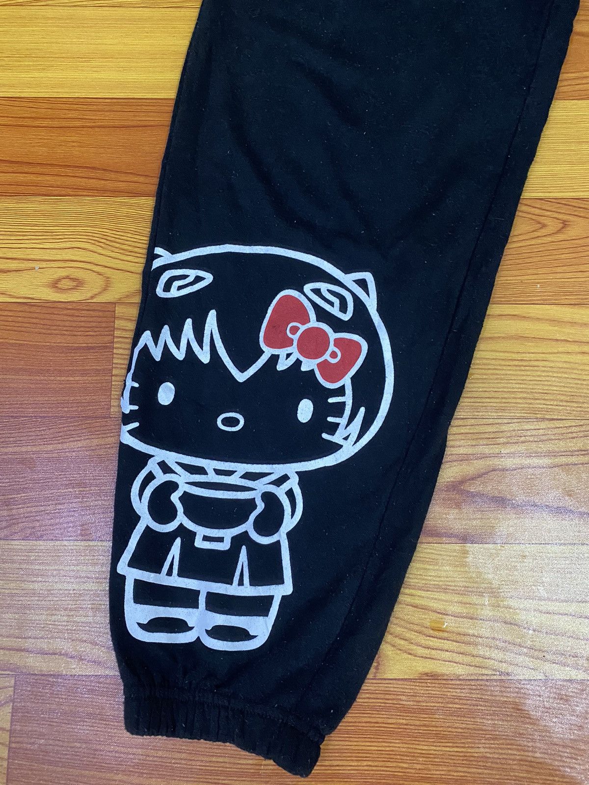 Anime × Japanese Brand Rare Evangelion x Hello Kitty Jogger Pant Size US 31 - 2 Thumbnail