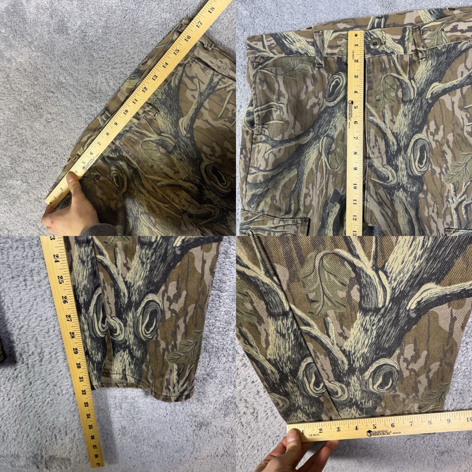 Vintage VINTAGE Mossy Oak Pants Mens 34x32 Cargo Hunting Treestand USA Made Cargo Pants Mens 34x32 Brown Camouflage Mens Size US 34 / EU 50 - 8 Thumbnail