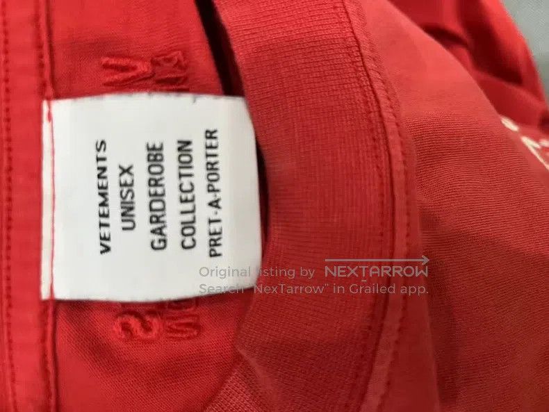 Vetements Vetements Washed pink slacking short-sleeved shirt Size US XS / EU 42 / 0 - 3 Thumbnail