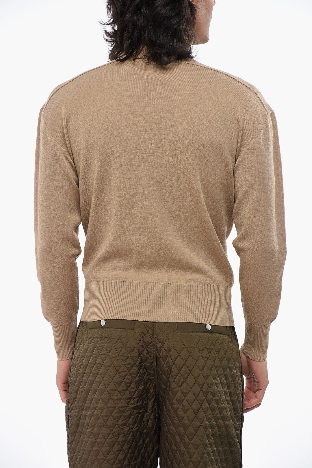 Burberry og1mm1125 Wool Turtleneck Sweater in Brown Size US S / EU 44-46 / 1 - 2 Thumbnail