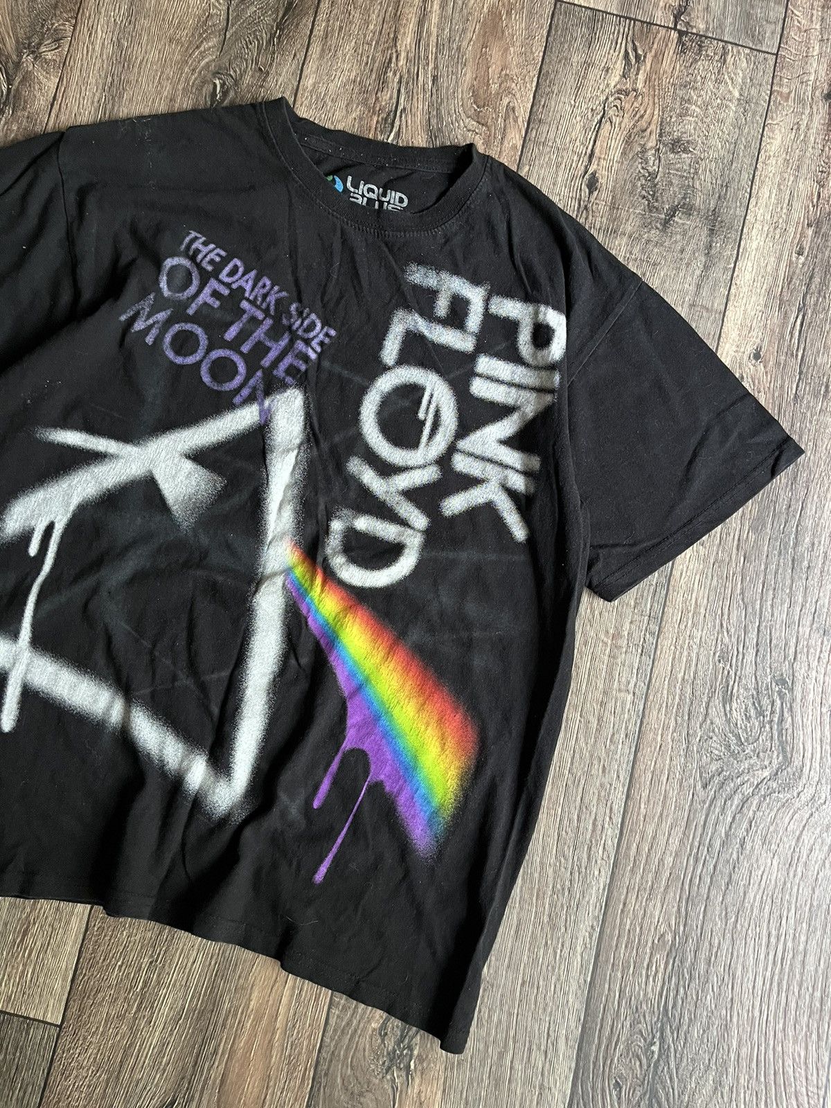 Liquid Blue × Pink Floyd × Vintage Liquid Blue "The Dark Side Of The Moon" Pink Floyd Tshirt L Size US L / EU 52-54 / 3 - 2 Thumbnail