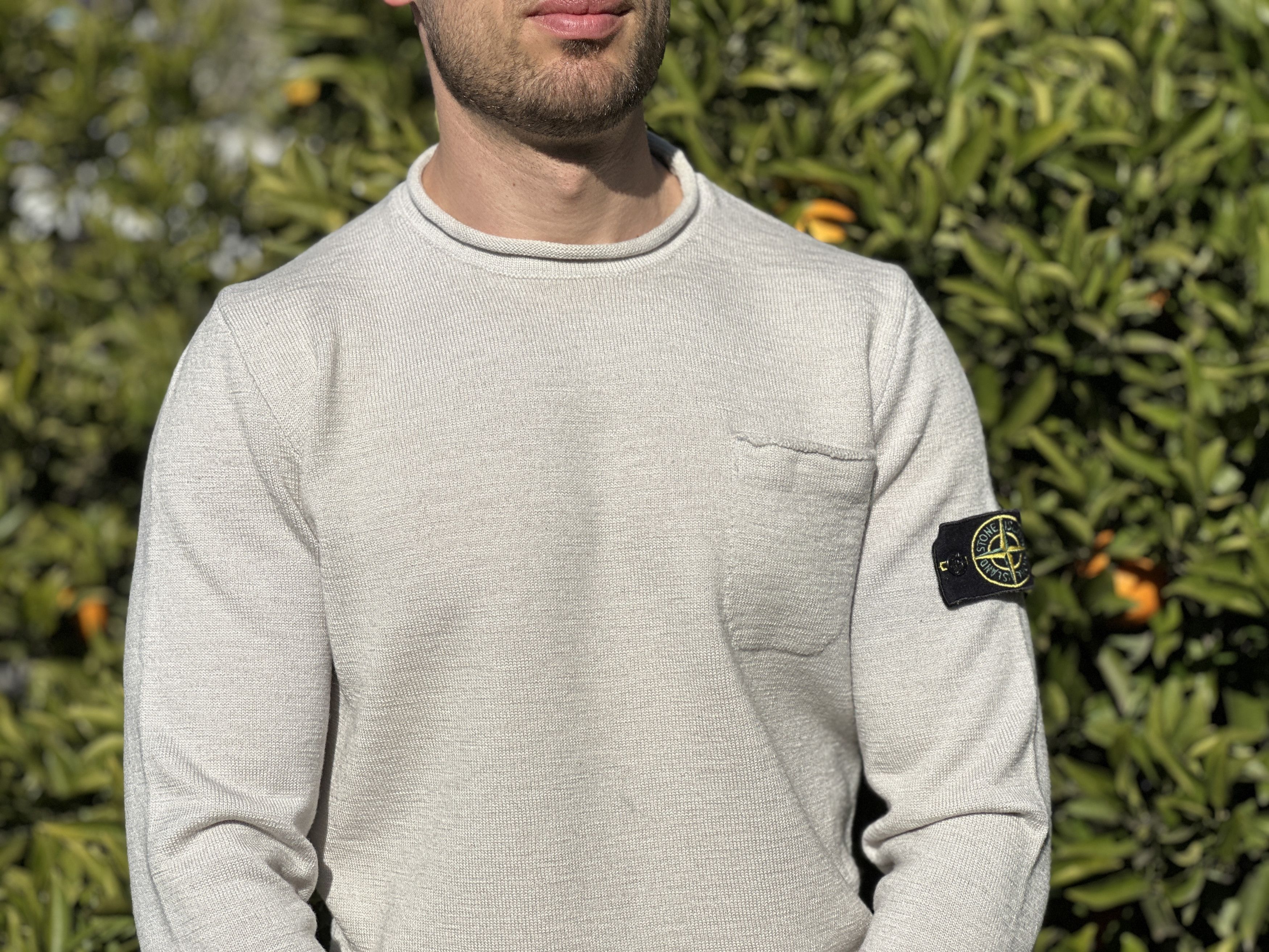 Stone Island Stone Island Pocket Front Pullover Slim Fit Sweater Size M Size US M / EU 48-50 / 2 - 9 Thumbnail