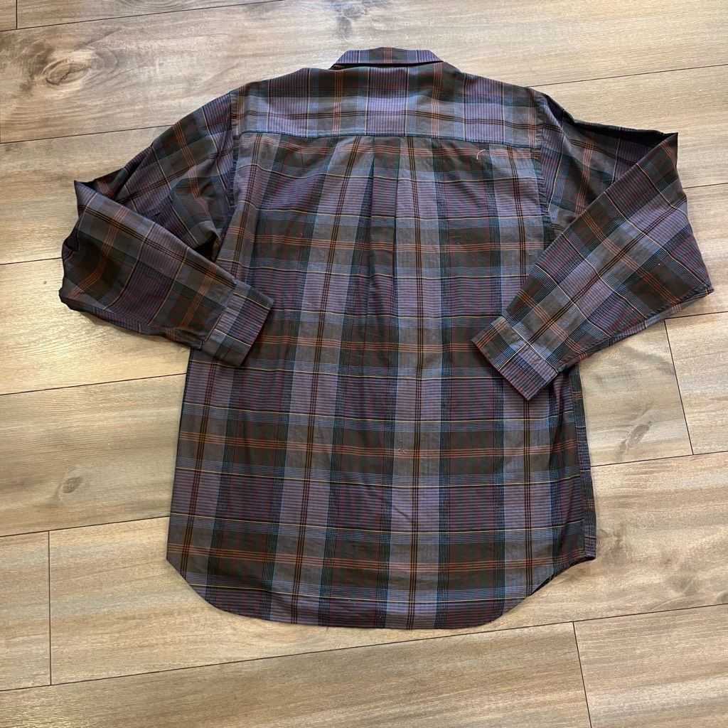 Christian Dior Monsieur Christian Dior Monsieur Vintage Plaid Buttonup Shirt Men Med Size US M / EU 48-50 / 2 - 4 Thumbnail