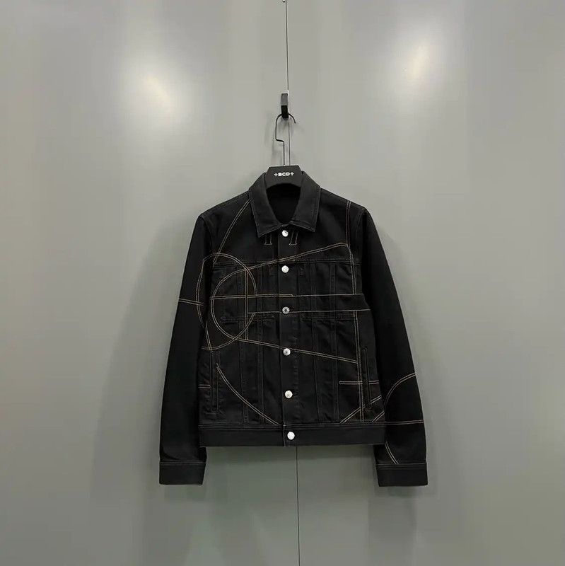 Givenchy Givenchy Black Cotton Men's Jacket 0089 Size US M / EU 48-50 / 2 - 1 Thumbnail