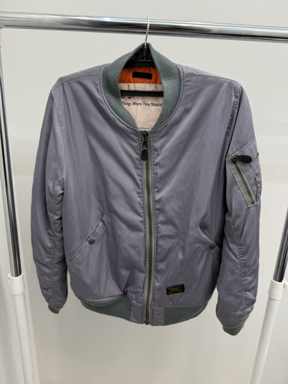 Wtaps Wtaps Nylon Embroidered Back Military Bomber Jacket Size US L / EU 52-54 / 3 - 2 Thumbnail