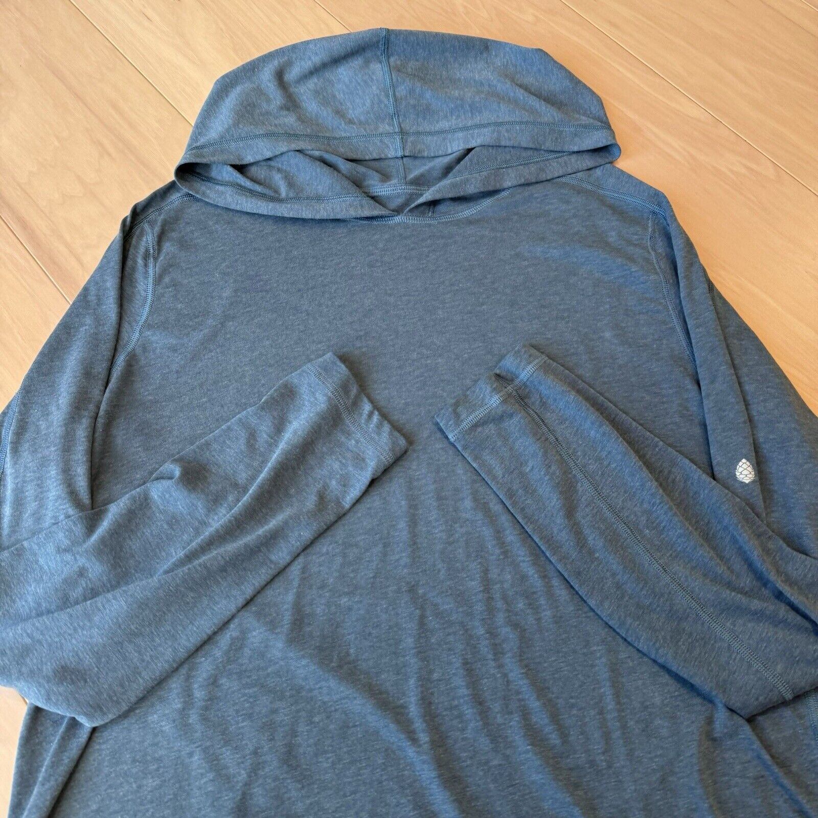 Stio Stio Lightweight Hoodie L Blue Hooded Pullover Athleisure Size US L / EU 52-54 / 3 - 4 Thumbnail