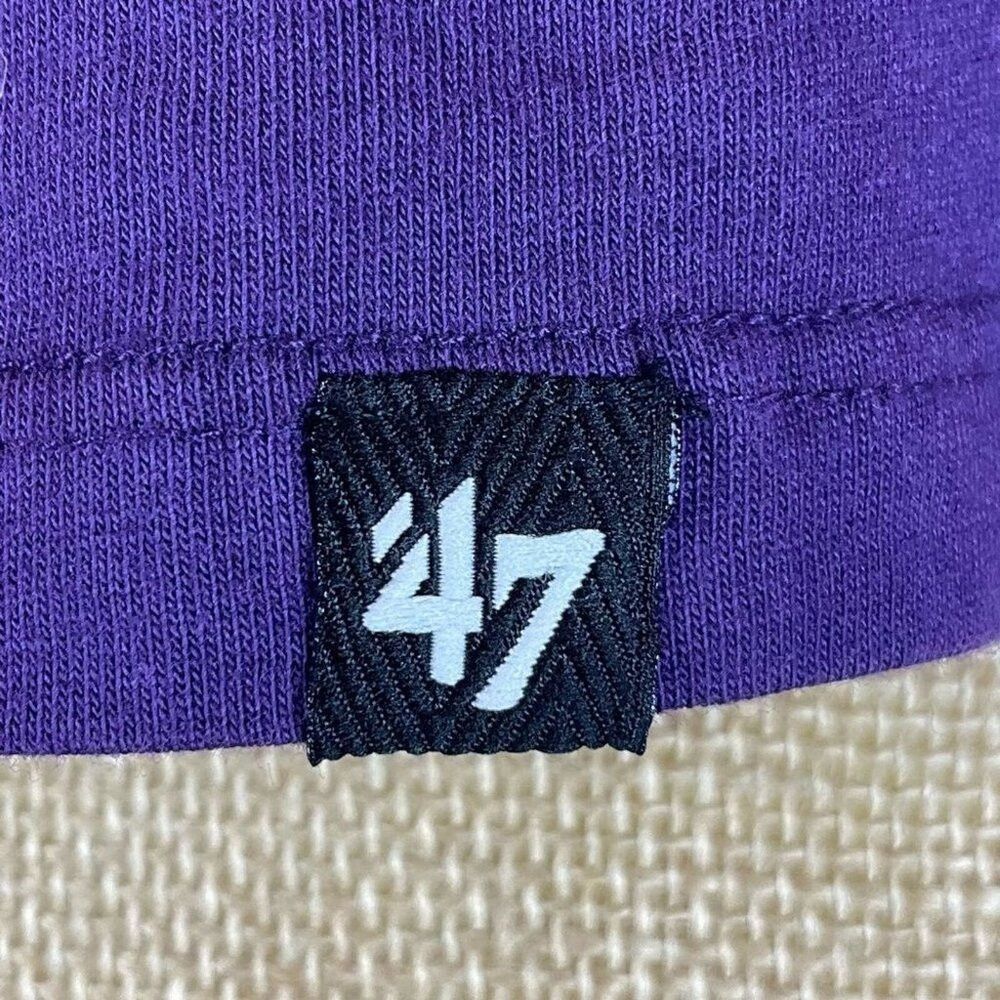 47 ‘47 LAKERS BASKETBALL Short Sleeve T-Shirt Crew Neck Purple Size US L / EU 52-54 / 3 - 7 Thumbnail