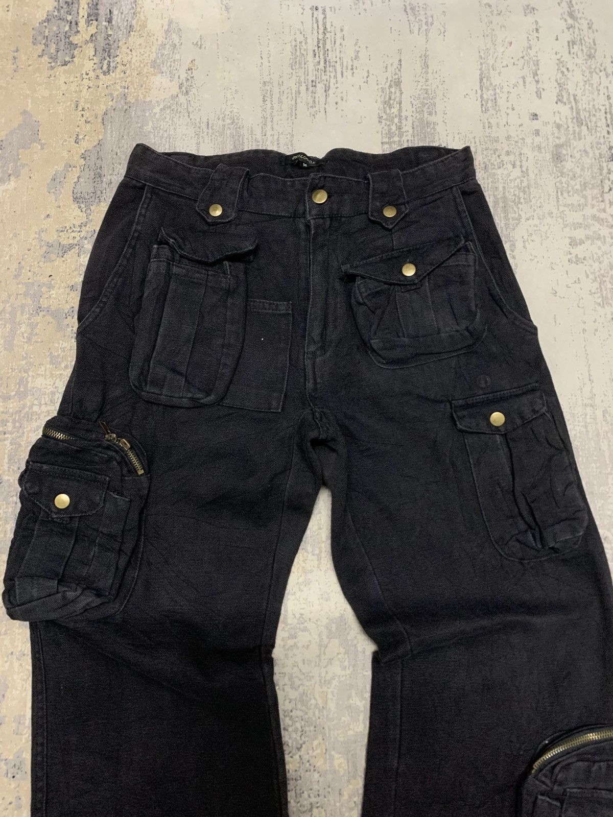 If Six Was Nine Philodox Japan Archive Bondage Parachute Cargo Pants M Size US 31 - 4 Thumbnail