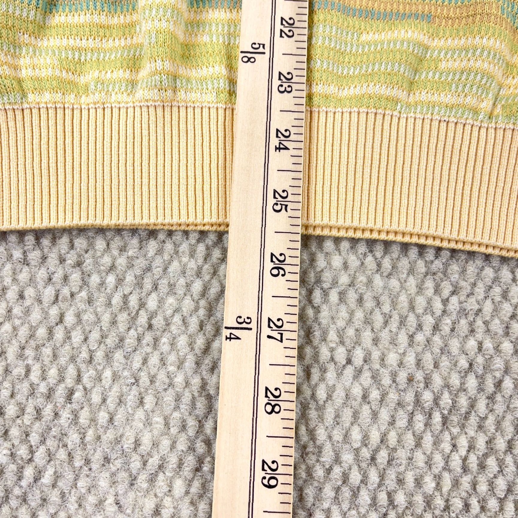 Vintage VINTAGE St. Croix Mens Sweater Pullover Adult XL Long Sleeve Striped Knit Yellow Casual Size US XL / EU 56 / 4 - 7 Thumbnail